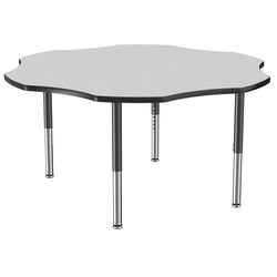 FDP 60" x 60" Flower T-Molding Activity Table with Adjustable Super Legs (FDP-10092-XX)