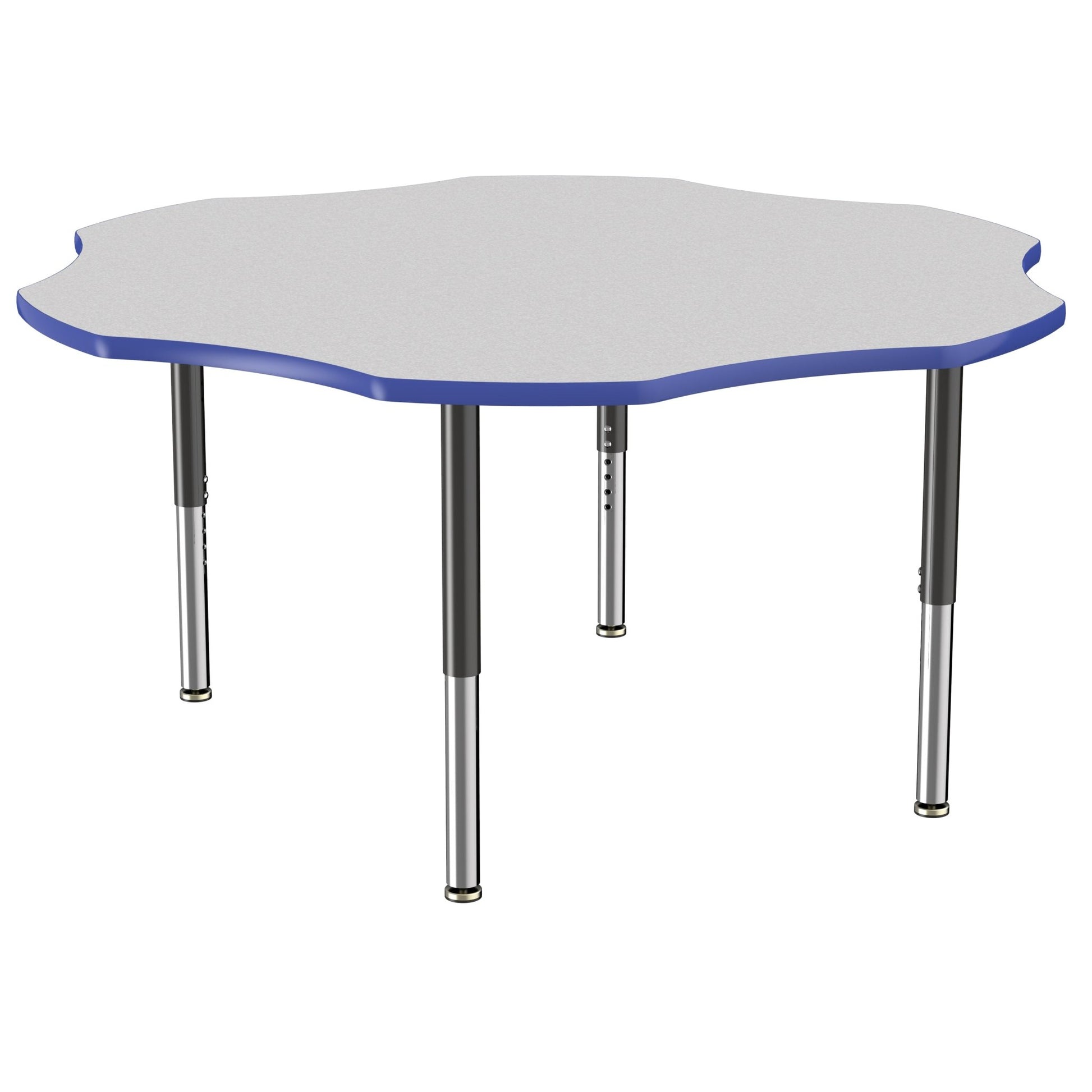 FDP 60" x 60" Flower T - Molding Activity Table with Adjustable Super Legs (FDP - 10092 - XX) - SchoolOutlet