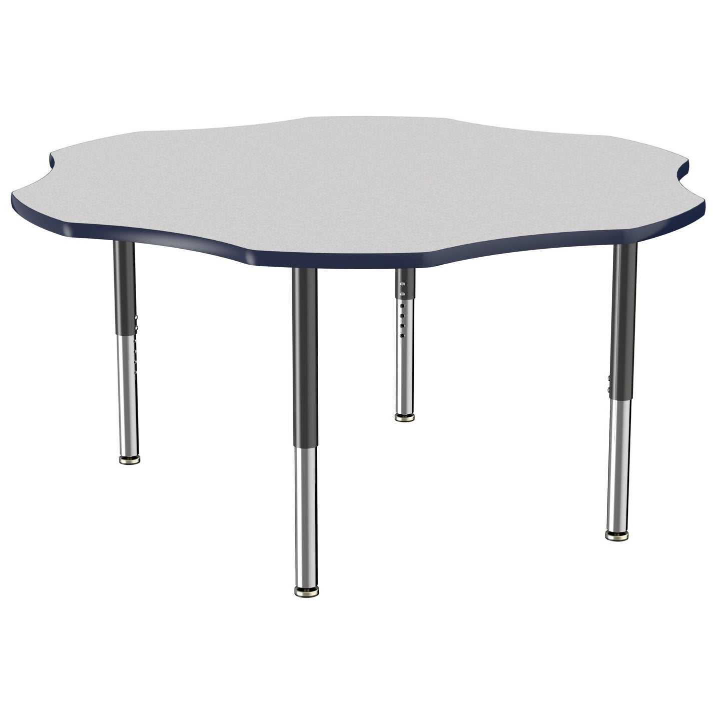 FDP 60" x 60" Flower T - Molding Activity Table with Adjustable Super Legs (FDP - 10092 - XX) - SchoolOutlet