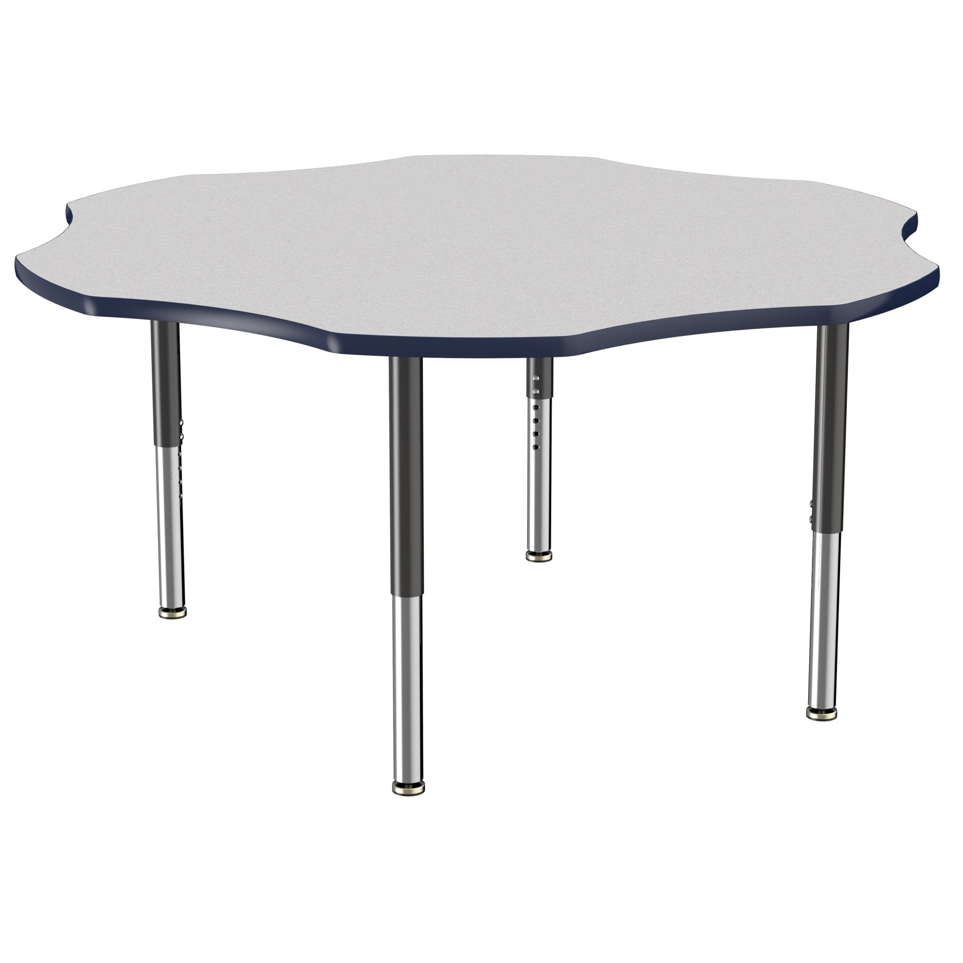 FDP 60" x 60" Flower T - Molding Activity Table with Adjustable Super Legs (FDP - 10092 - XX) - SchoolOutlet