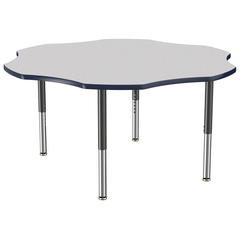 FDP 60" x 60" Flower T - Molding Activity Table with Adjustable Super Legs (FDP - 10092 - XX) - SchoolOutlet