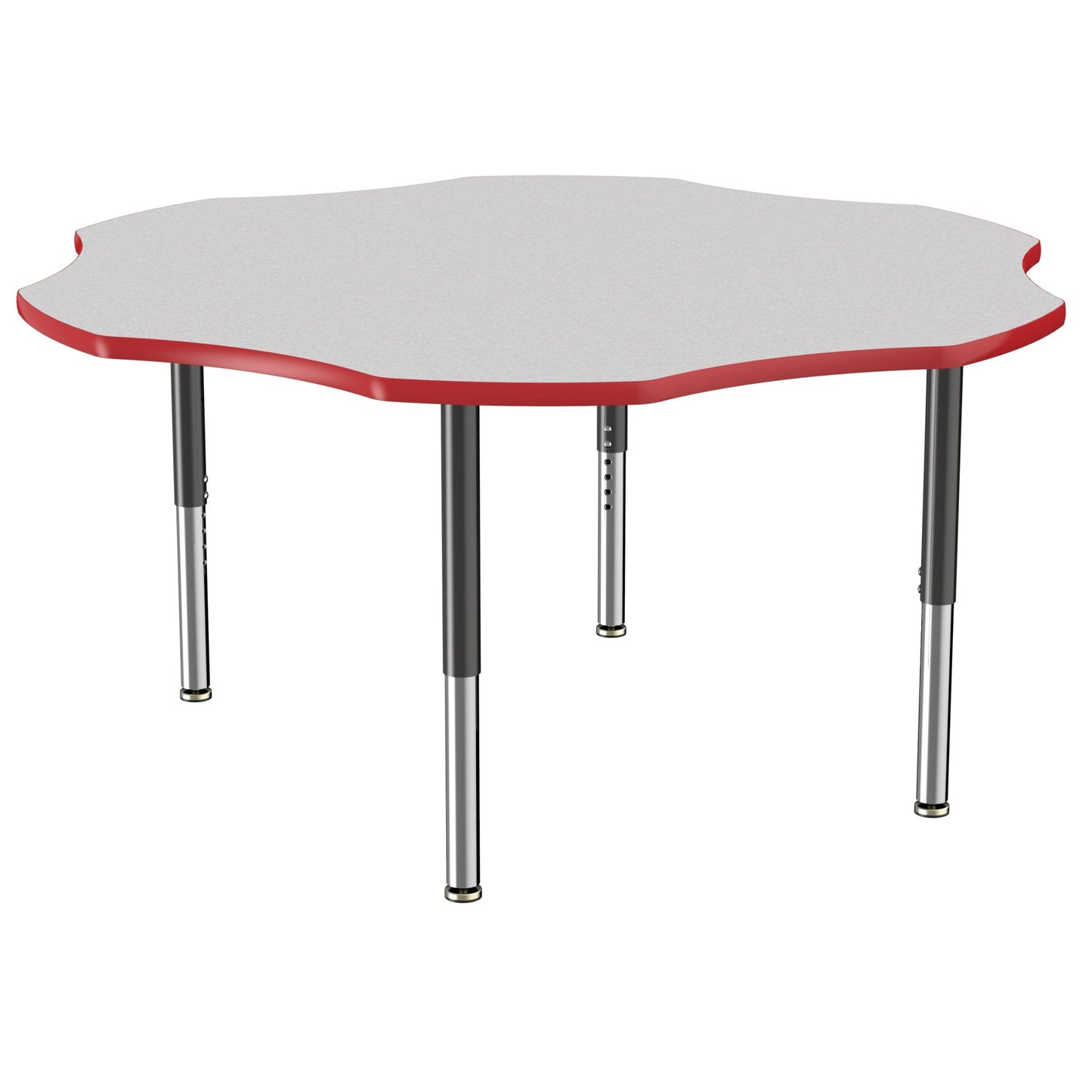 FDP 60" x 60" Flower T - Molding Activity Table with Adjustable Super Legs (FDP - 10092 - XX) - SchoolOutlet