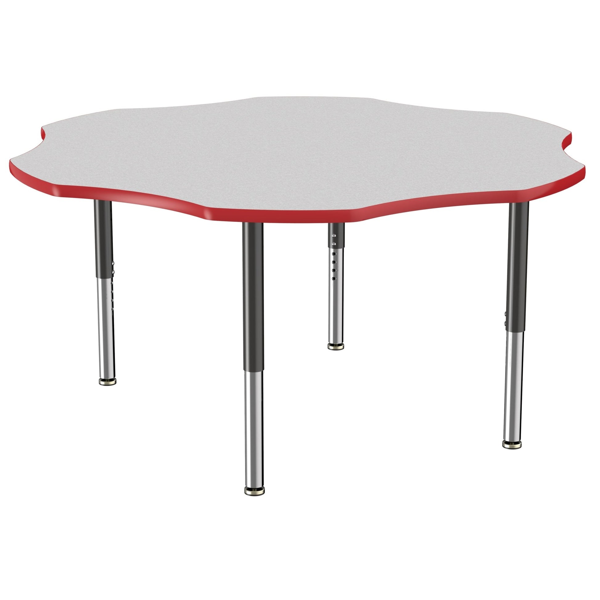 FDP 60" x 60" Flower T - Molding Activity Table with Adjustable Super Legs (FDP - 10092 - XX) - SchoolOutlet