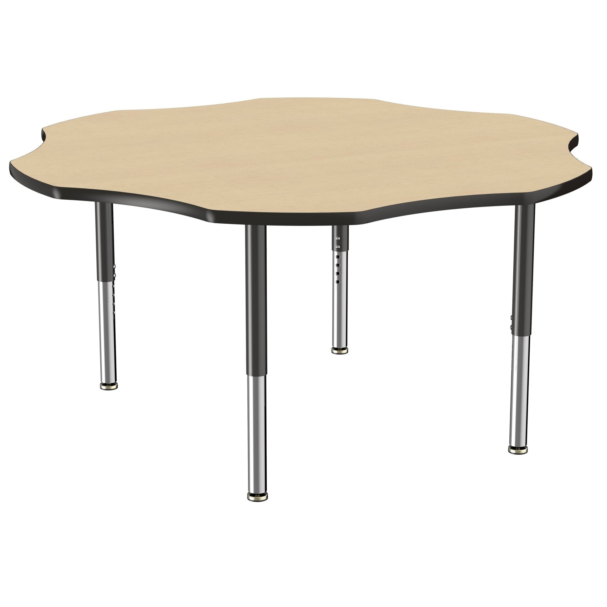 FDP 60" x 60" Flower T - Molding Activity Table with Adjustable Super Legs (FDP - 10092 - XX) - SchoolOutlet