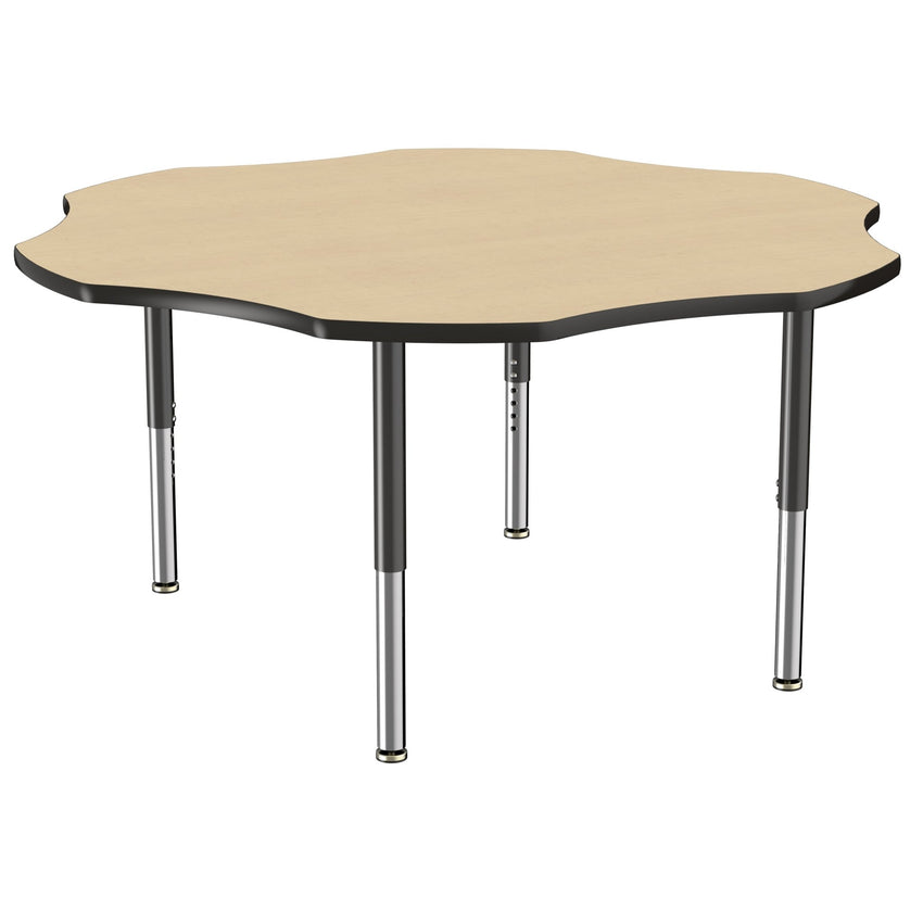 FDP 60" x 60" Flower T - Molding Activity Table with Adjustable Super Legs (FDP - 10092 - XX) - SchoolOutlet
