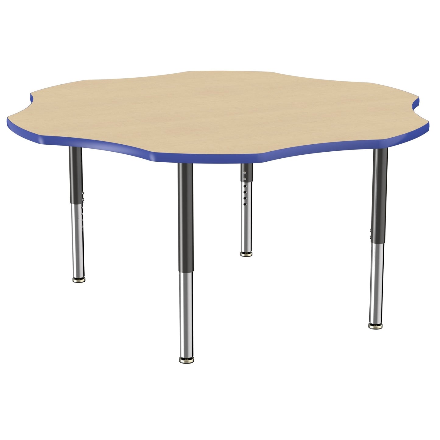 FDP 60" x 60" Flower T - Molding Activity Table with Adjustable Super Legs (FDP - 10092 - XX) - SchoolOutlet