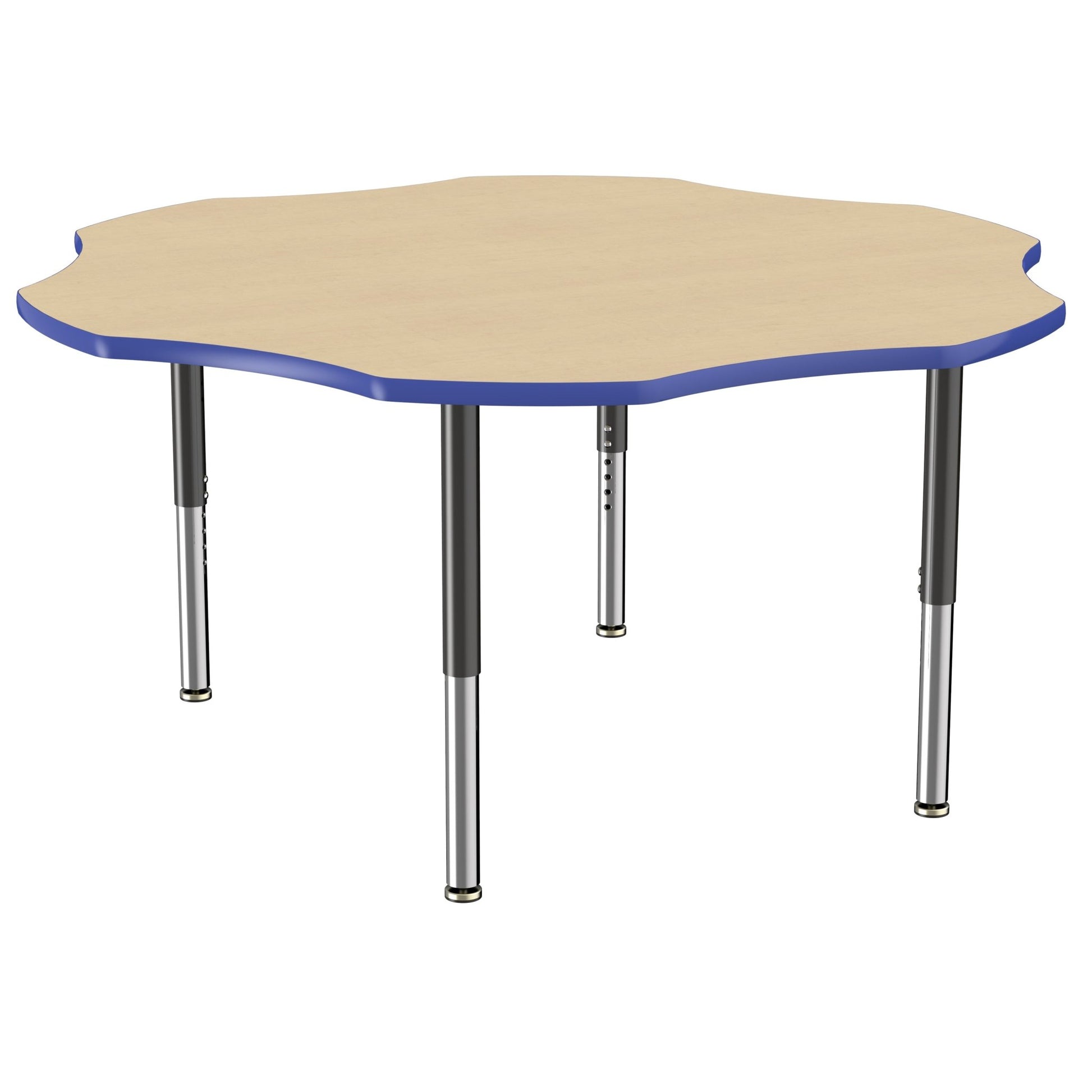FDP 60" x 60" Flower T - Molding Activity Table with Adjustable Super Legs (FDP - 10092 - XX) - SchoolOutlet