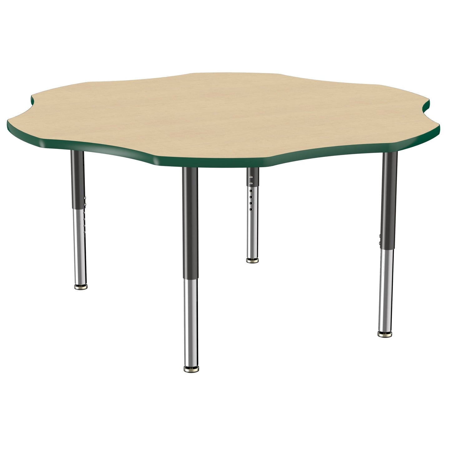 FDP 60" x 60" Flower T - Molding Activity Table with Adjustable Super Legs (FDP - 10092 - XX) - SchoolOutlet