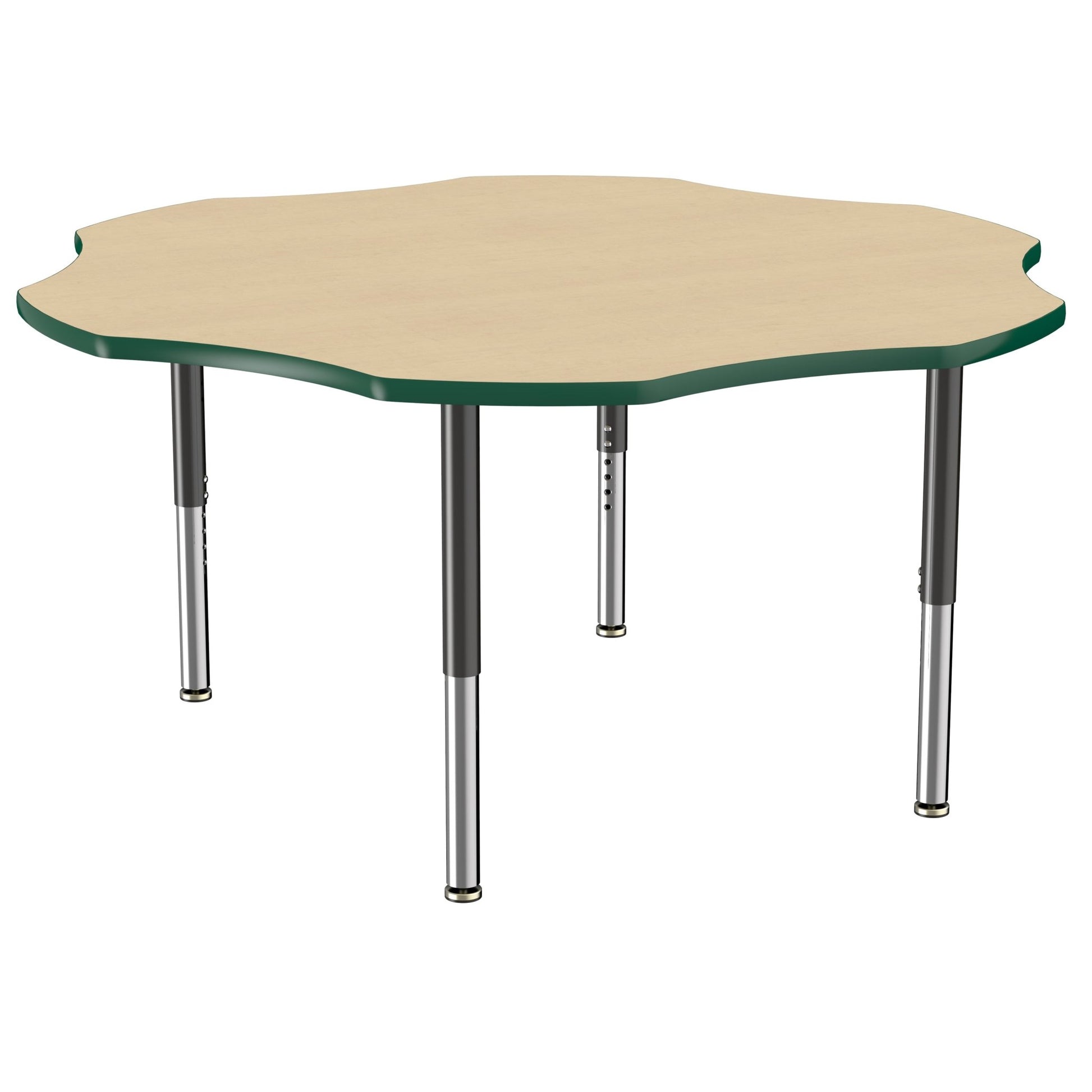 FDP 60" x 60" Flower T - Molding Activity Table with Adjustable Super Legs (FDP - 10092 - XX) - SchoolOutlet