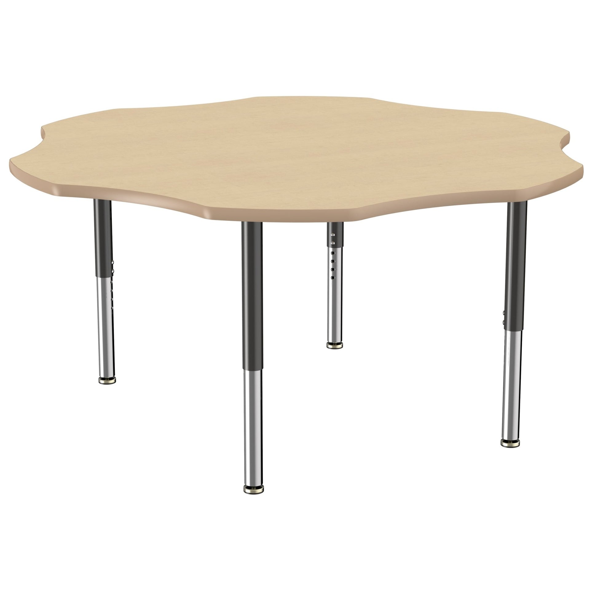 FDP 60" x 60" Flower T - Molding Activity Table with Adjustable Super Legs (FDP - 10092 - XX) - SchoolOutlet