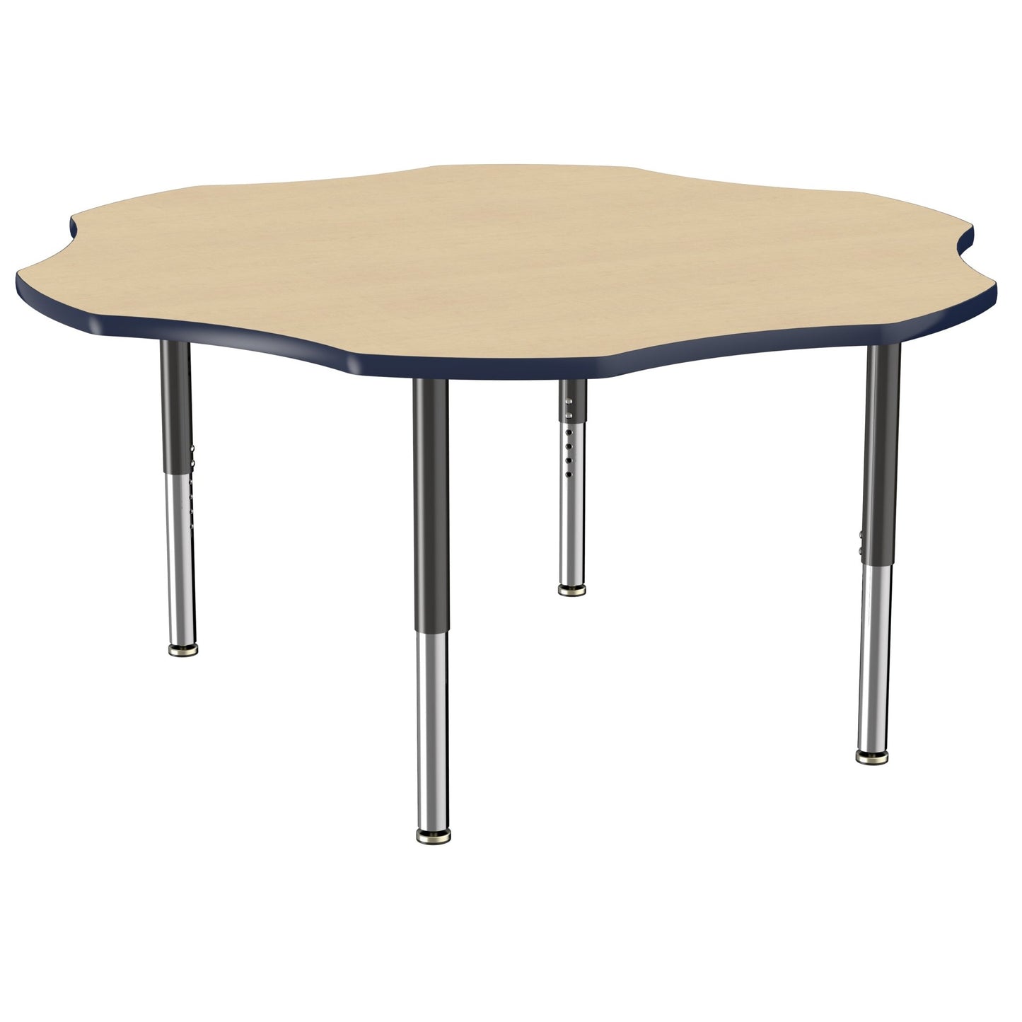FDP 60" x 60" Flower T - Molding Activity Table with Adjustable Super Legs (FDP - 10092 - XX) - SchoolOutlet