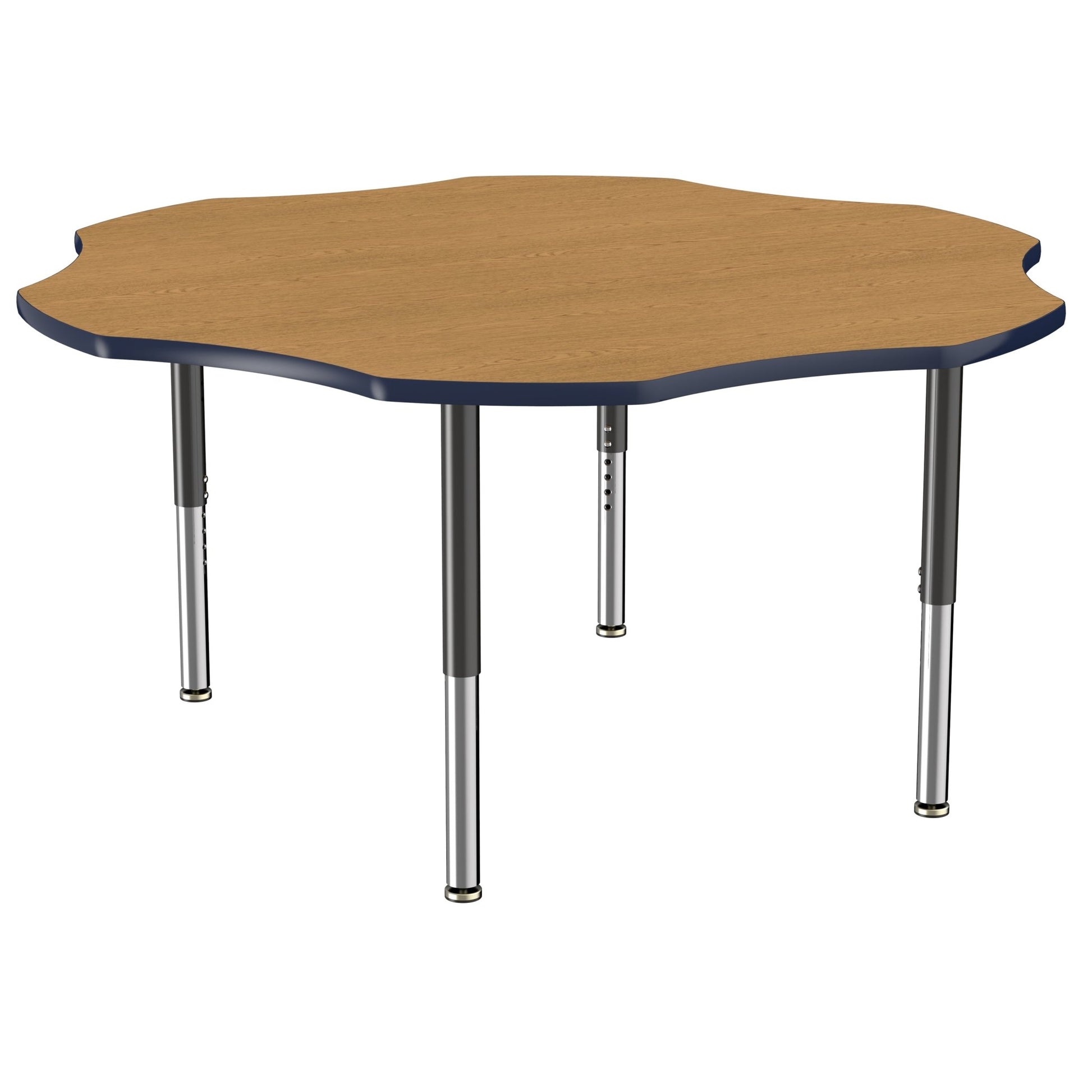 FDP 60" x 60" Flower T - Molding Activity Table with Adjustable Super Legs (FDP - 10092 - XX) - SchoolOutlet