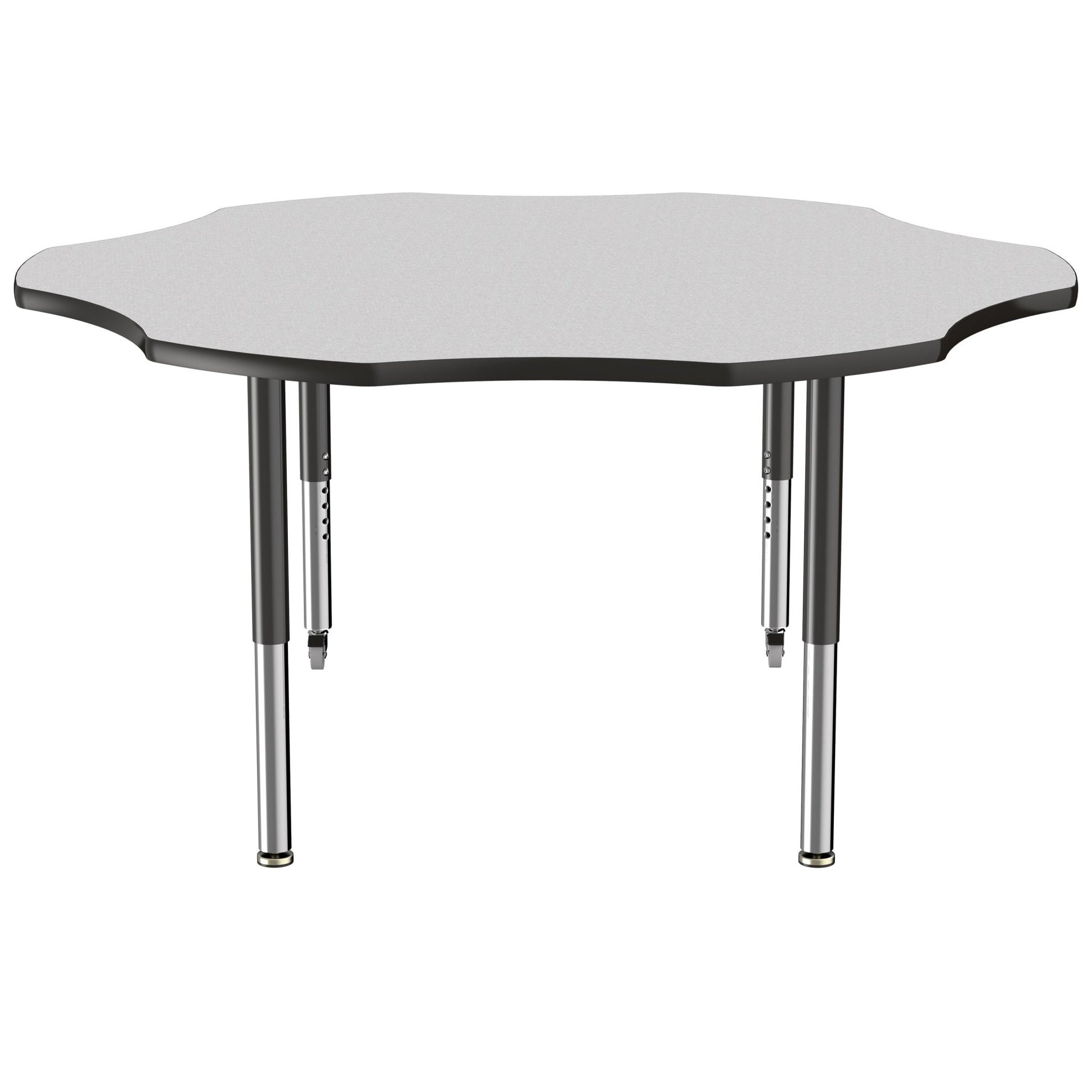 FDP 60" x 60" Flower T - Molding Activity Table with Adjustable Super Legs (FDP - 10092 - XX) - SchoolOutlet