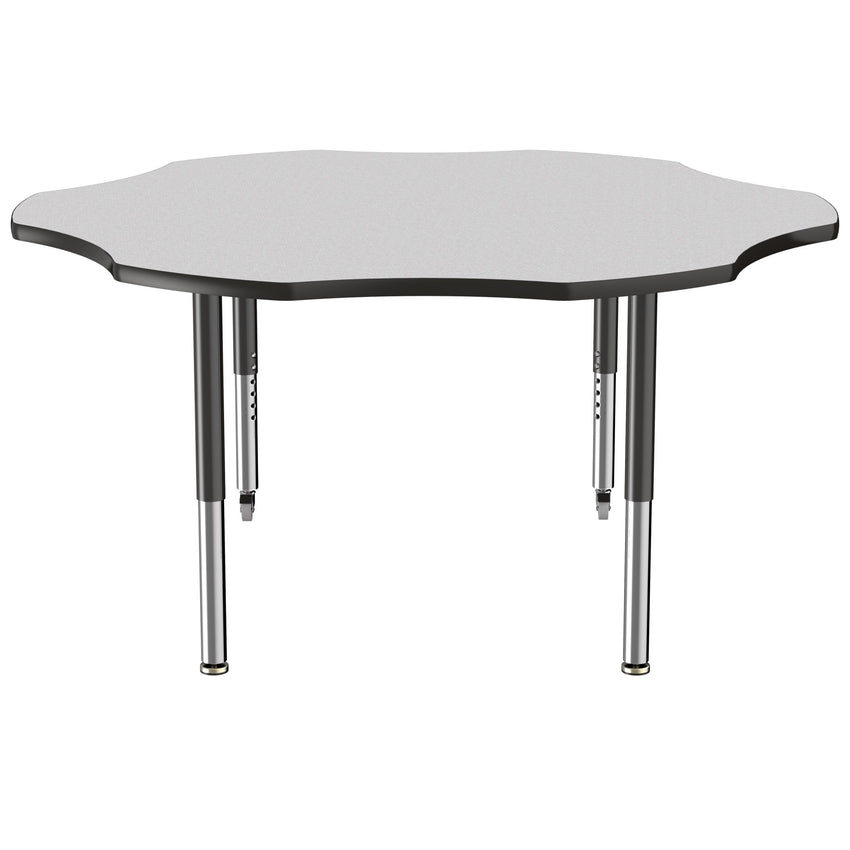FDP 60" x 60" Flower T - Molding Activity Table with Adjustable Super Legs (FDP - 10092 - XX) - SchoolOutlet