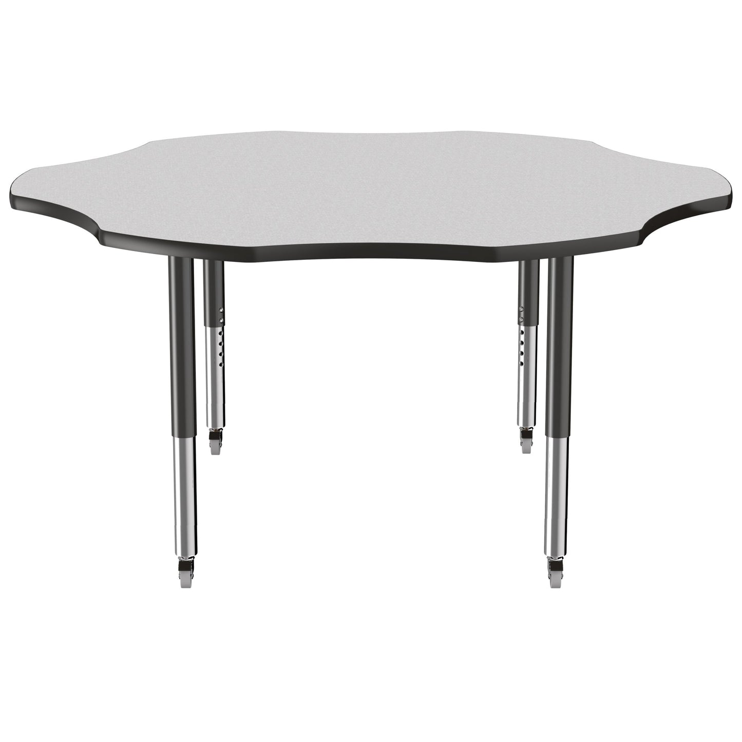 FDP 60" x 60" Flower T - Molding Activity Table with Adjustable Super Legs (FDP - 10092 - XX) - SchoolOutlet