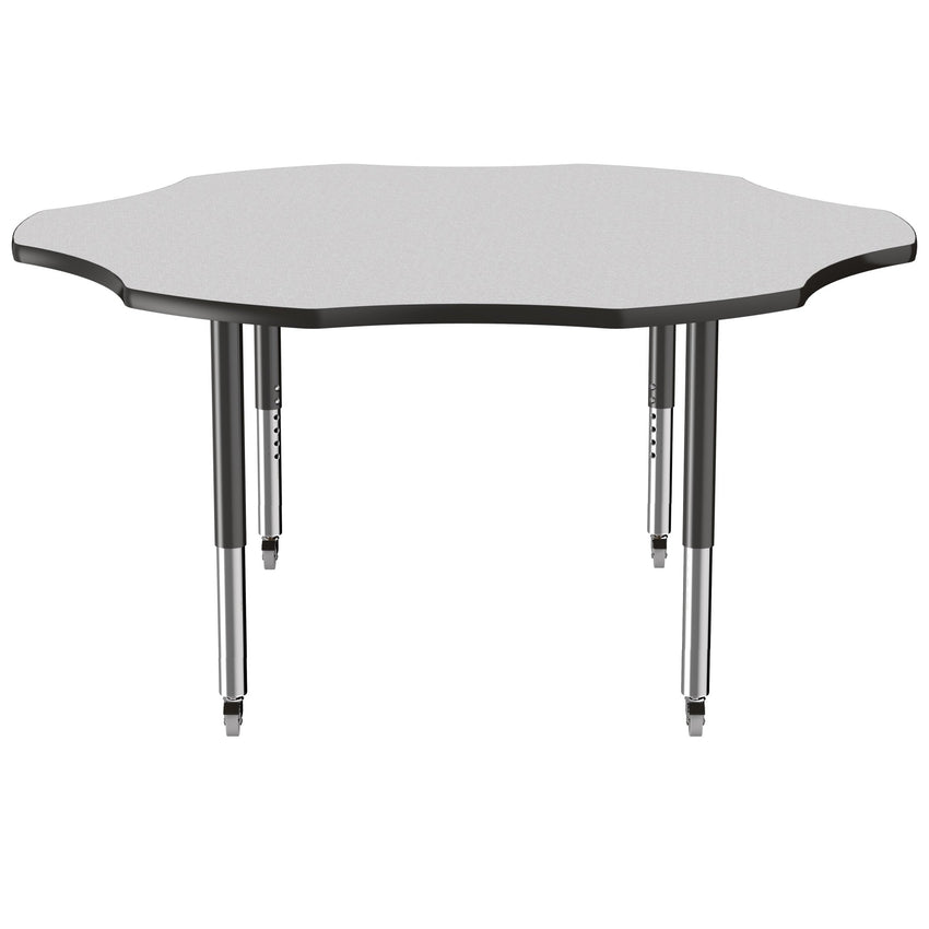 FDP 60" x 60" Flower T - Molding Activity Table with Adjustable Super Legs (FDP - 10092 - XX) - SchoolOutlet