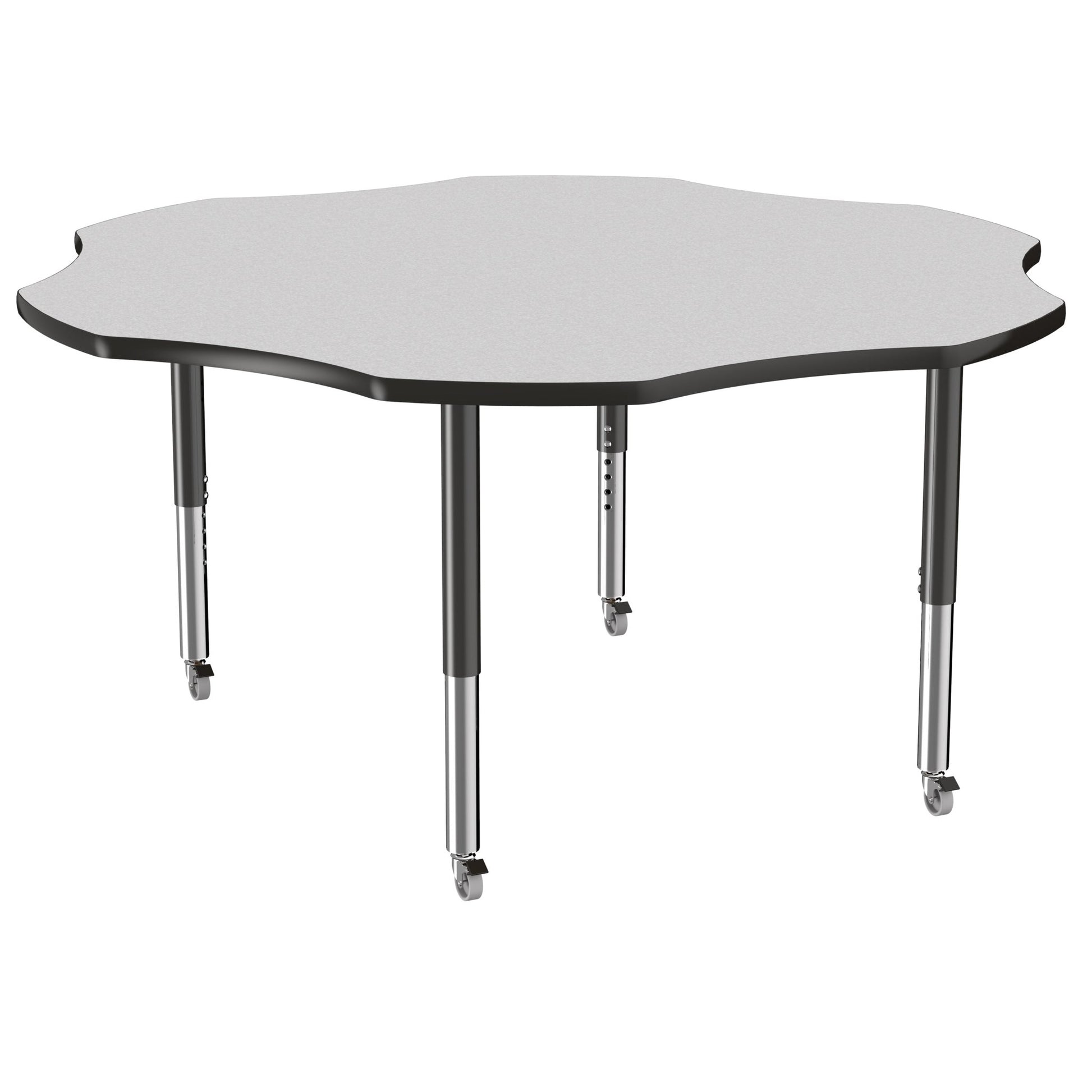 FDP 60" x 60" Flower T - Molding Activity Table with Adjustable Super Legs (FDP - 10092 - XX) - SchoolOutlet