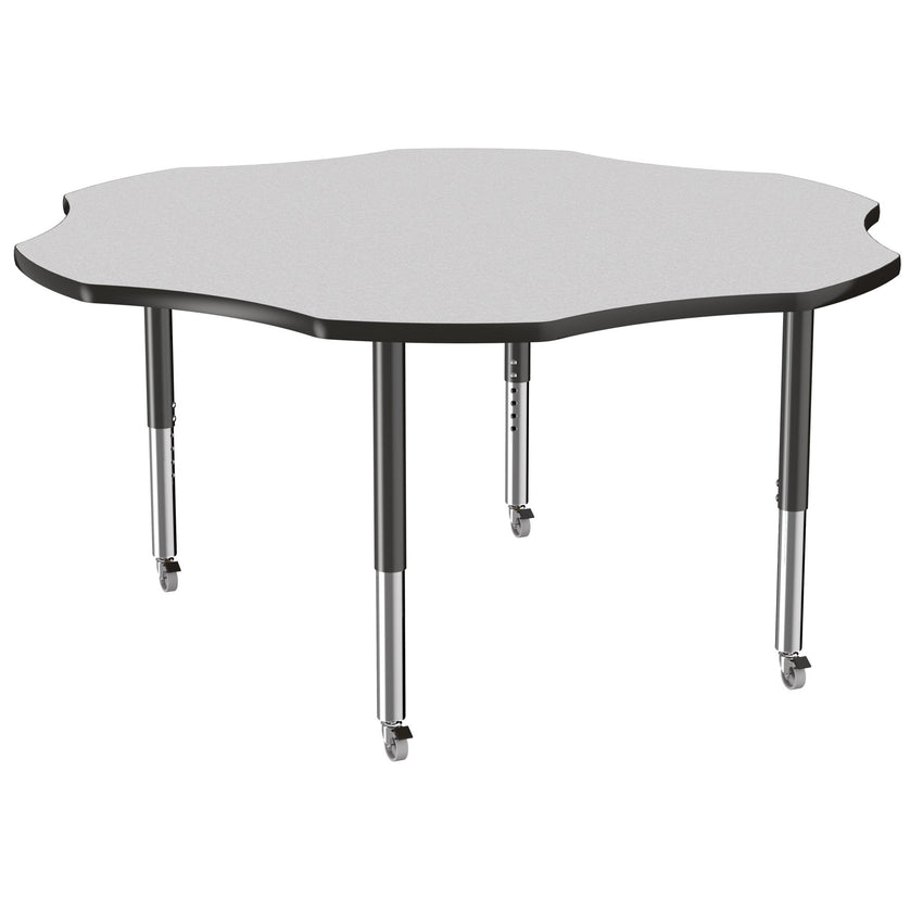FDP 60" x 60" Flower T - Molding Activity Table with Adjustable Super Legs (FDP - 10092 - XX) - SchoolOutlet
