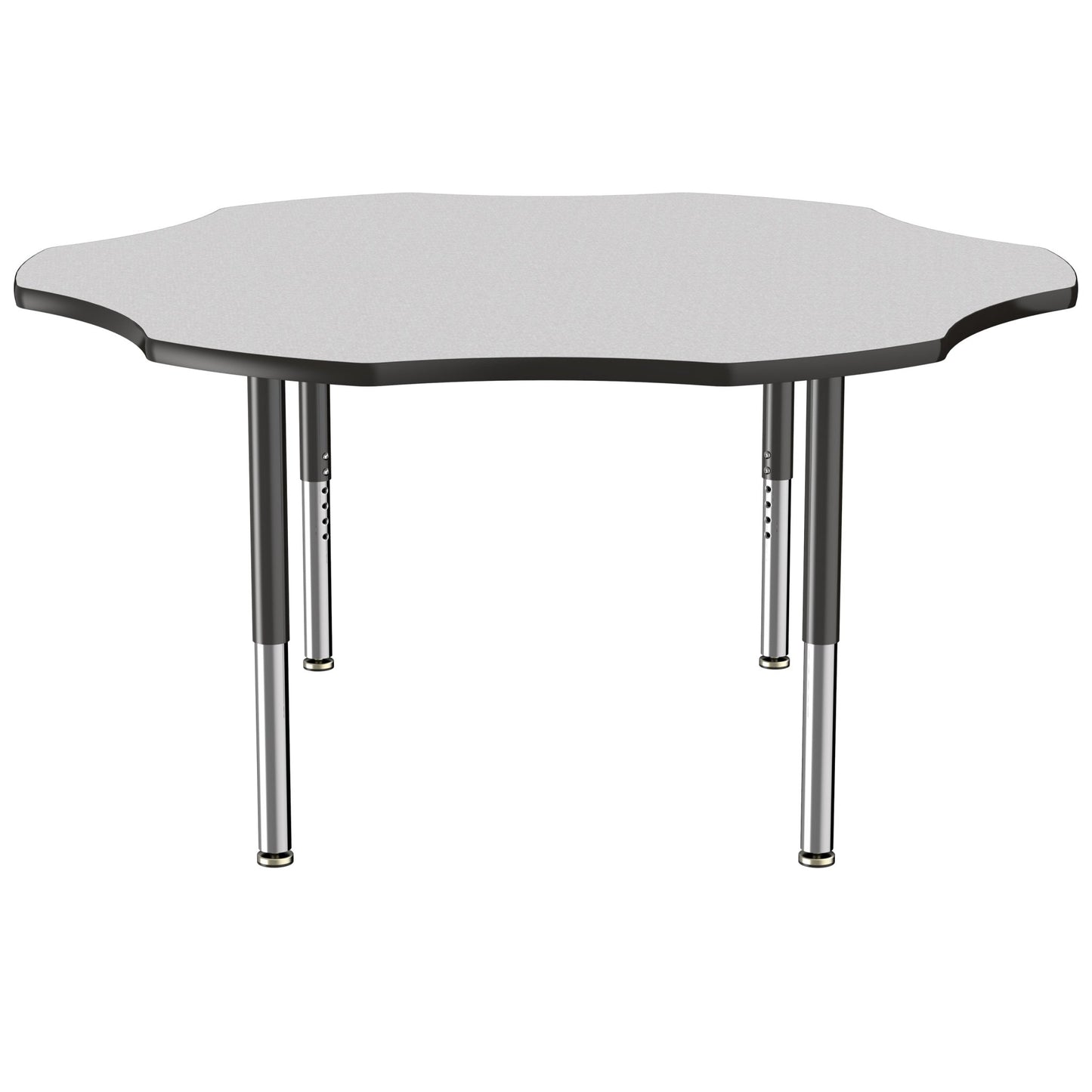 FDP 60" x 60" Flower T - Molding Activity Table with Adjustable Super Legs (FDP - 10092 - XX) - SchoolOutlet