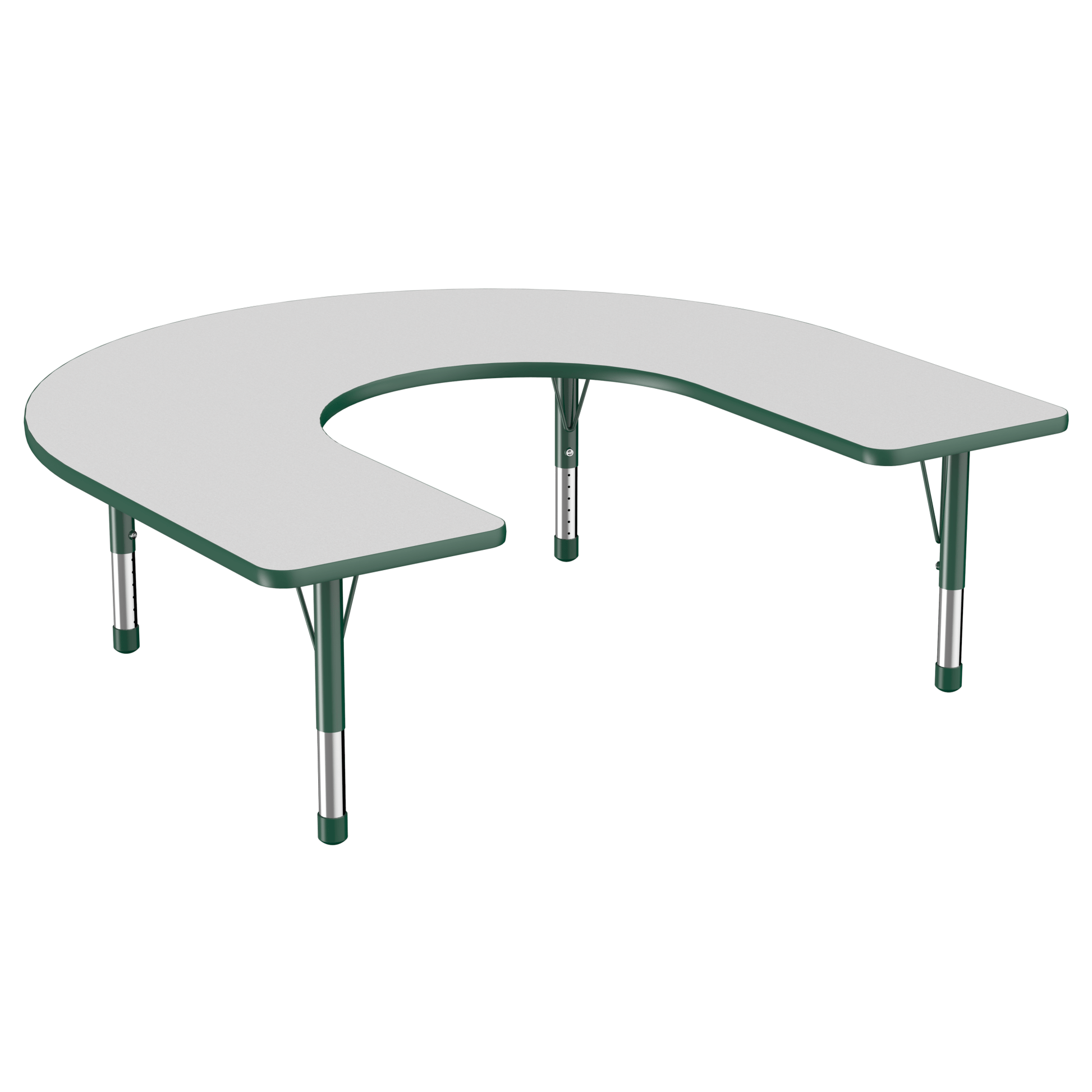 FDP 60" x 66" Horseshoe T - Molding Activity Table with Adjustable Chunky Legs (FDP - 10095 - XX) - SchoolOutlet