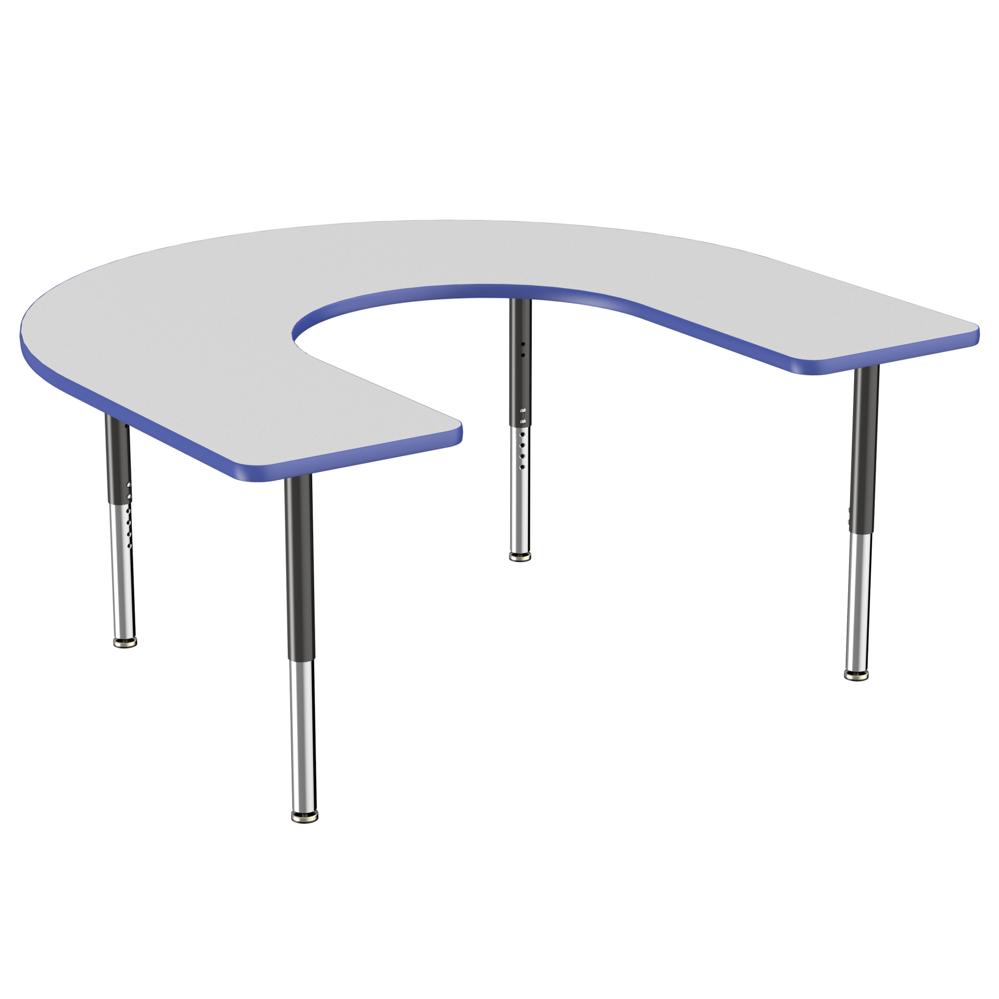 FDP 60" x 66" Horseshoe T - Molding Activity Table with Adjustable Super Legs (FDP - 10096 - XX) - SchoolOutlet