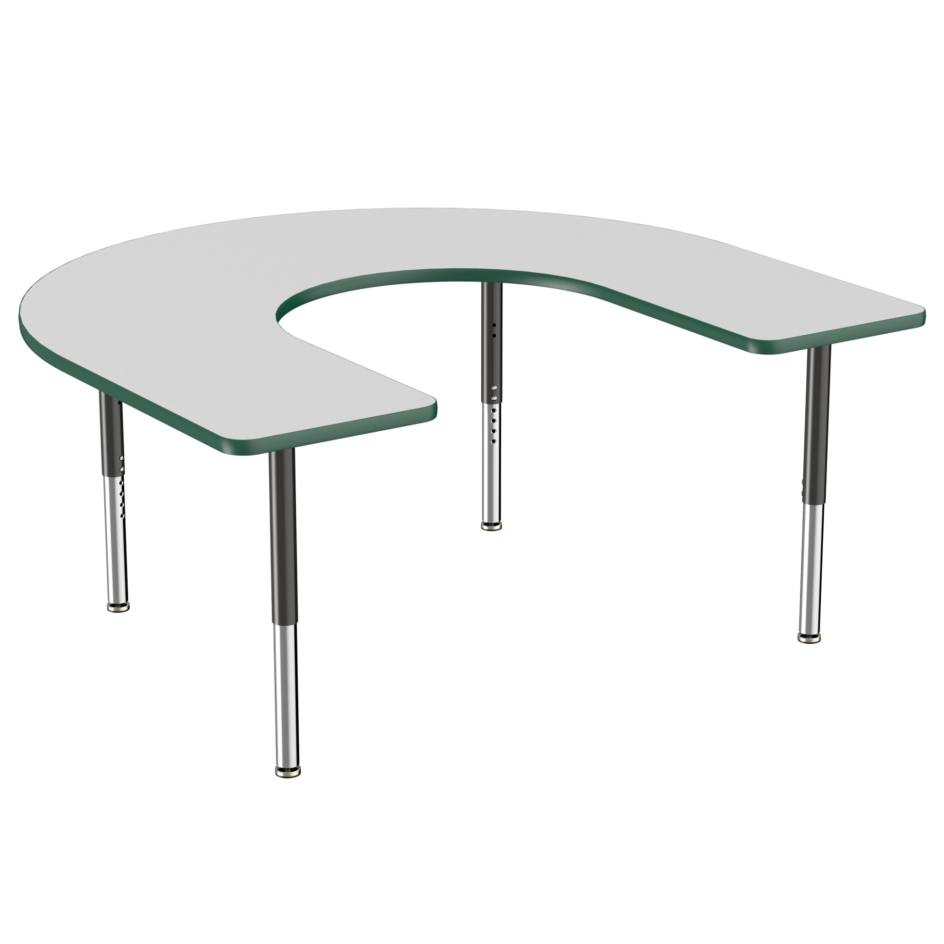 FDP 60" x 66" Horseshoe T - Molding Activity Table with Adjustable Super Legs (FDP - 10096 - XX) - SchoolOutlet