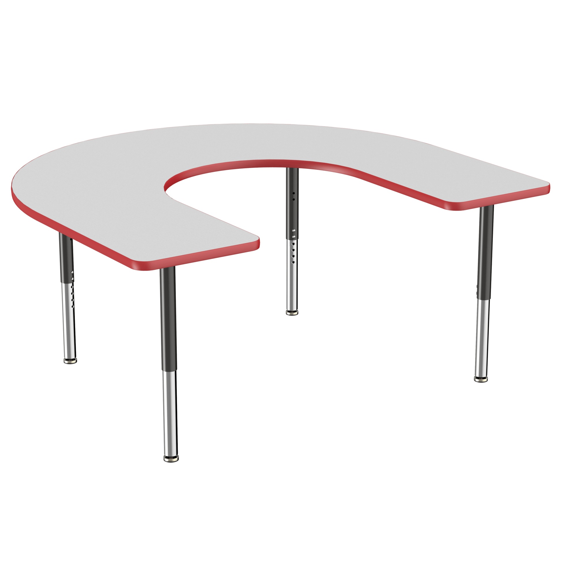 FDP 60" x 66" Horseshoe T - Molding Activity Table with Adjustable Super Legs (FDP - 10096 - XX) - SchoolOutlet