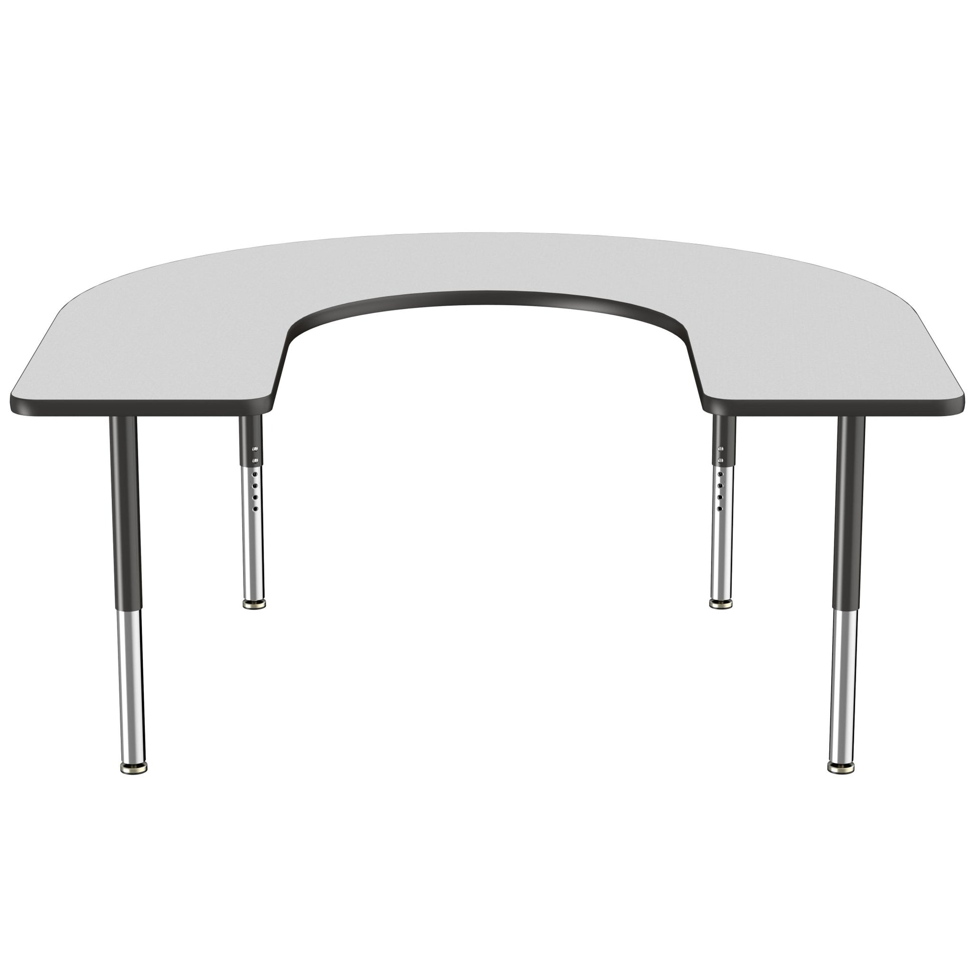 FDP 60" x 66" Horseshoe T - Molding Activity Table with Adjustable Super Legs (FDP - 10096 - XX) - SchoolOutlet