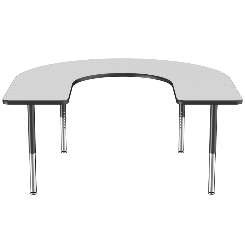 FDP 60" x 66" Horseshoe T - Molding Activity Table with Adjustable Super Legs (FDP - 10096 - XX) - SchoolOutlet