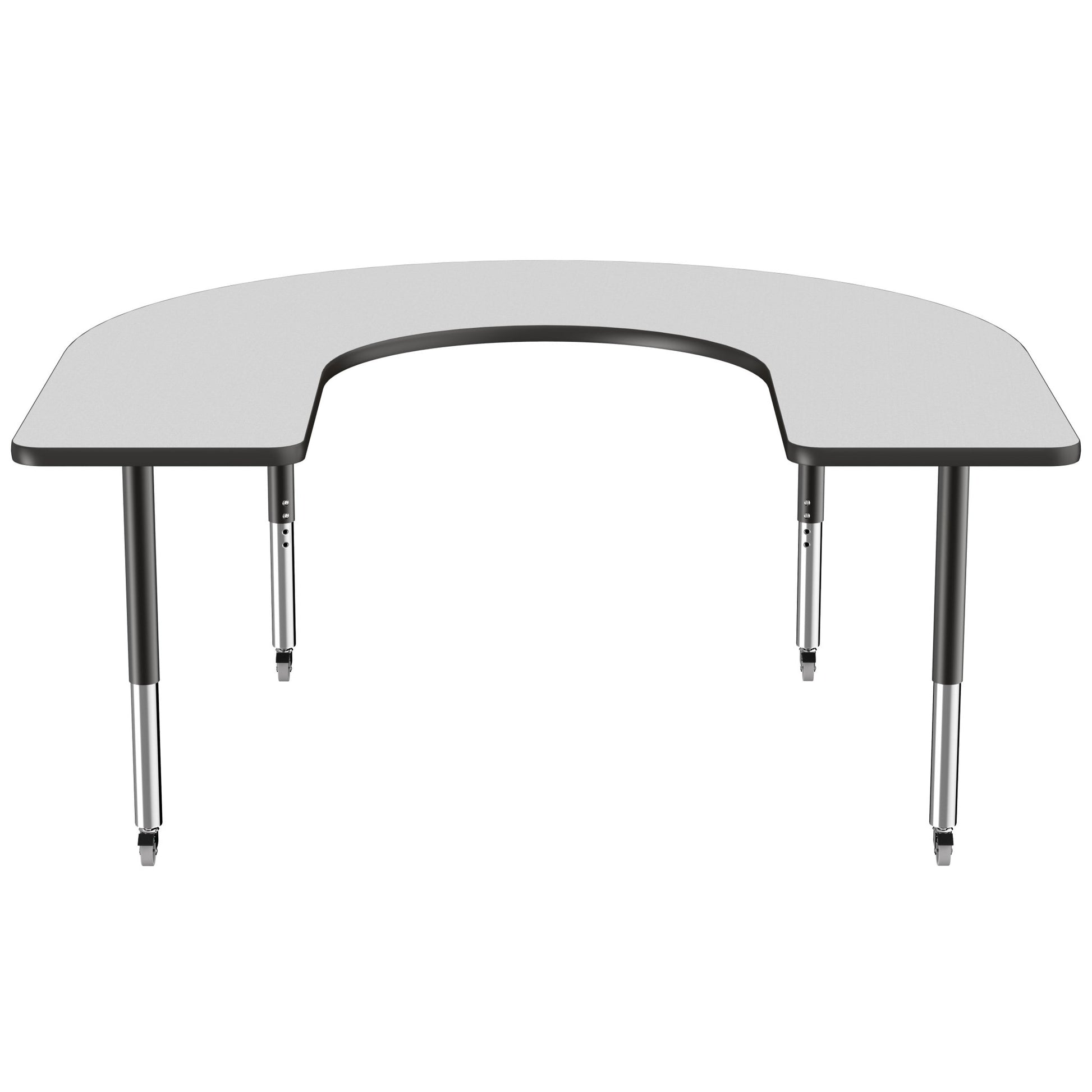 FDP 60" x 66" Horseshoe T - Molding Activity Table with Adjustable Super Legs (FDP - 10096 - XX) - SchoolOutlet