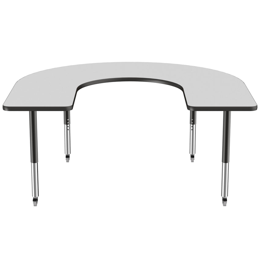 FDP 60" x 66" Horseshoe T - Molding Activity Table with Adjustable Super Legs (FDP - 10096 - XX) - SchoolOutlet