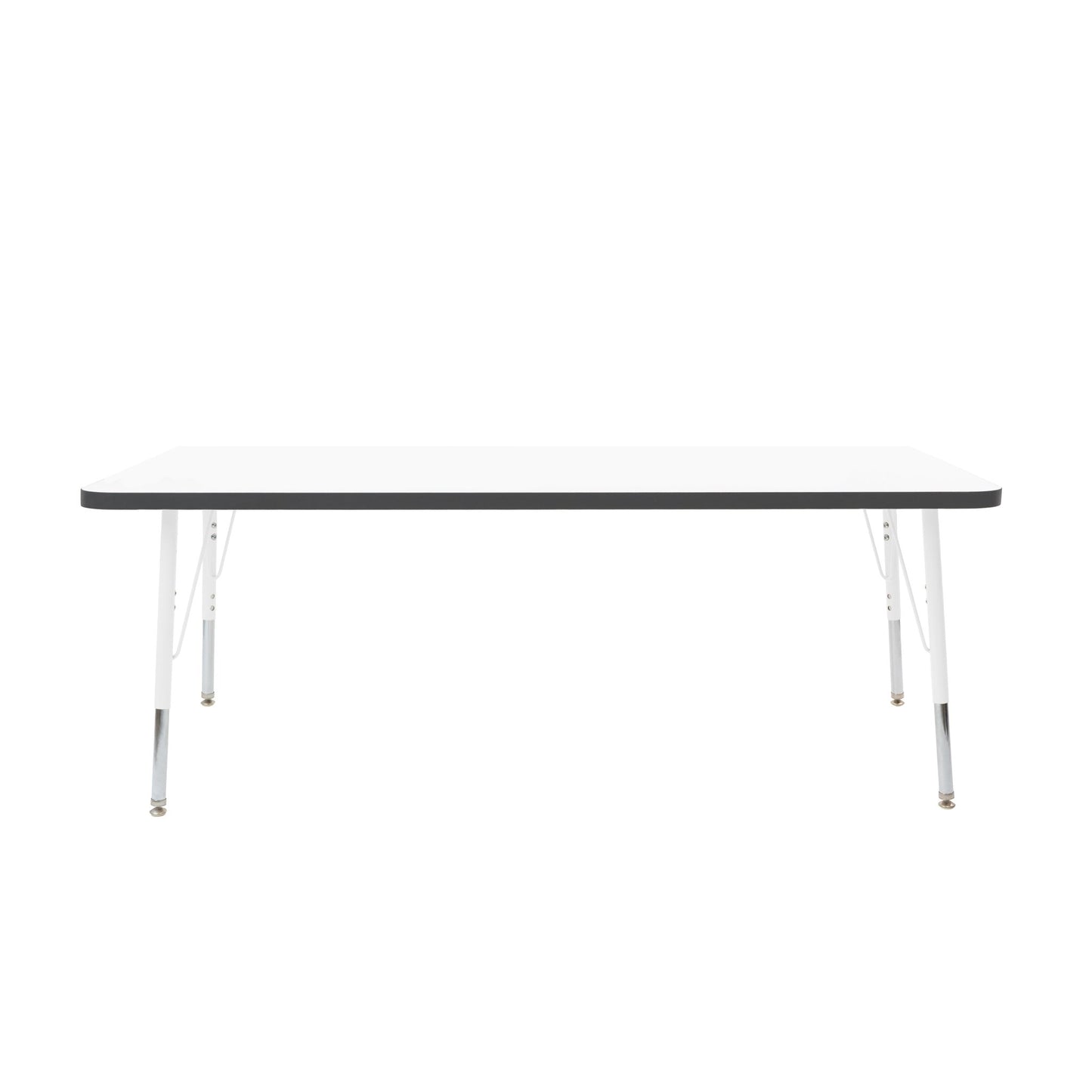 FDP 30" x 60" Rectangle Thermofused Activity Table with Adjustable Standard Swivel Glide Legs (FDP - 10115 - XX) - SchoolOutlet