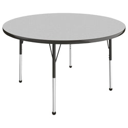 FDP 48" Round Thermofused Activity Table with Adjustable Standard Ball Glide Legs (FDP-10138-XX)