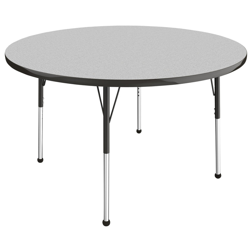 FDP 48" Round Thermofused Activity Table with Adjustable Standard Ball Glide Legs (FDP - 10138 - XX) - SchoolOutlet