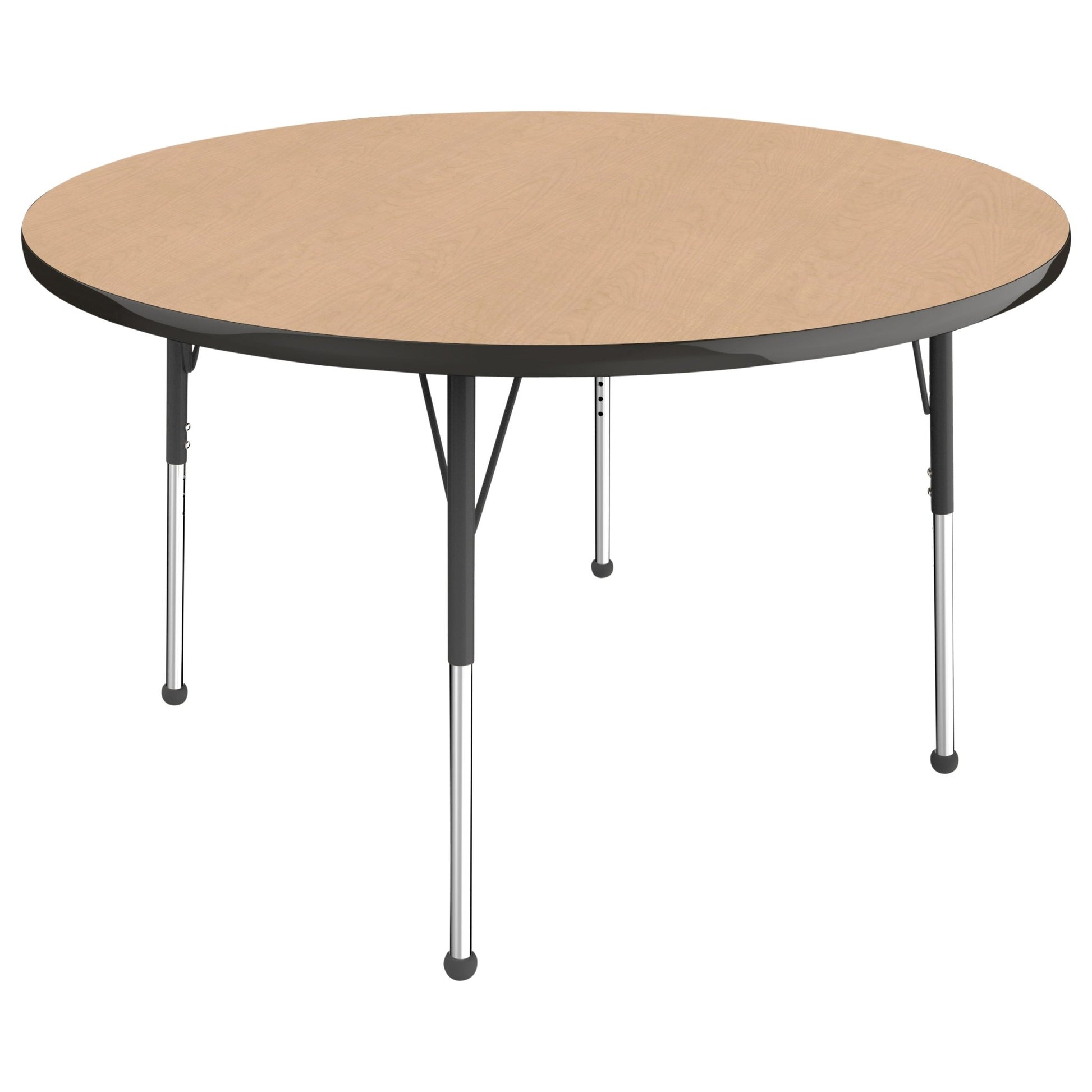 FDP 48" Round Thermofused Activity Table with Adjustable Standard Ball Glide Legs (FDP - 10138 - XX) - SchoolOutlet