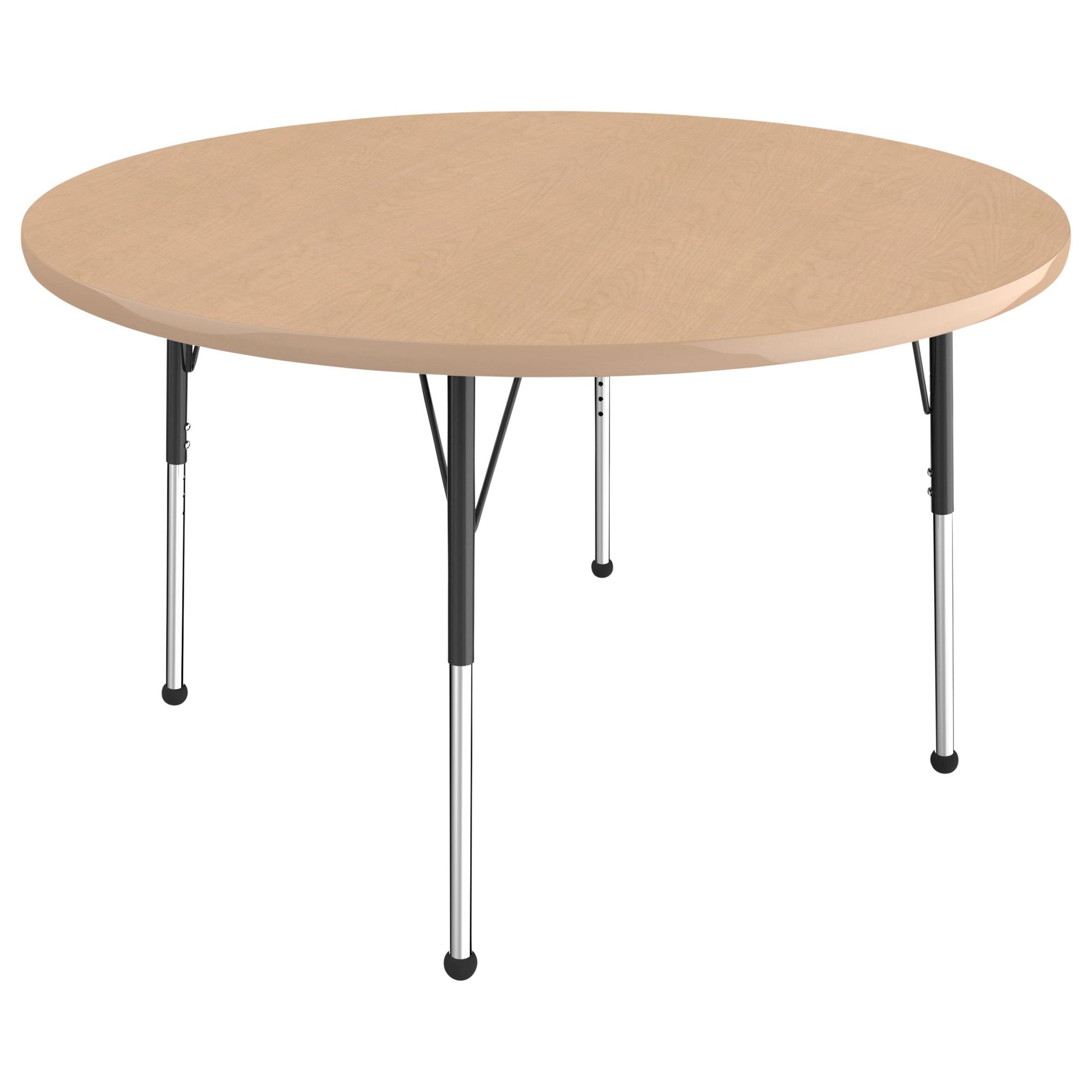 FDP 48" Round Thermofused Activity Table with Adjustable Standard Ball Glide Legs (FDP - 10138 - XX) - SchoolOutlet