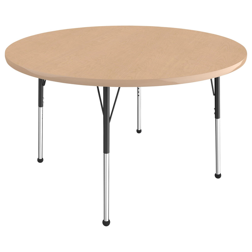 FDP 48" Round Thermofused Activity Table with Adjustable Standard Ball Glide Legs (FDP - 10138 - XX) - SchoolOutlet