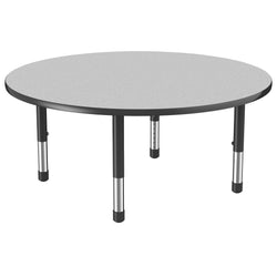 FDP 48" Round Thermofused Activity Table with Adjustable Chunky Legs (FDP-10139-XX)