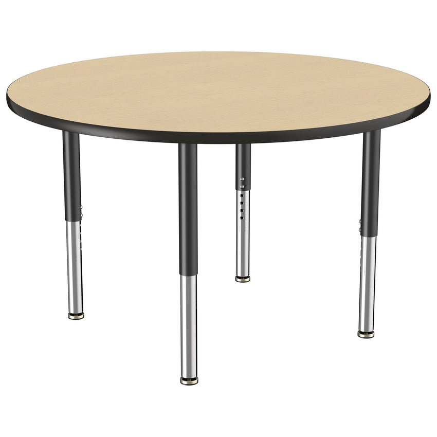 FDP 48" Round Thermofused Activity Table with Adjustable Super Legs (FDP - 10140 - XX) - SchoolOutlet