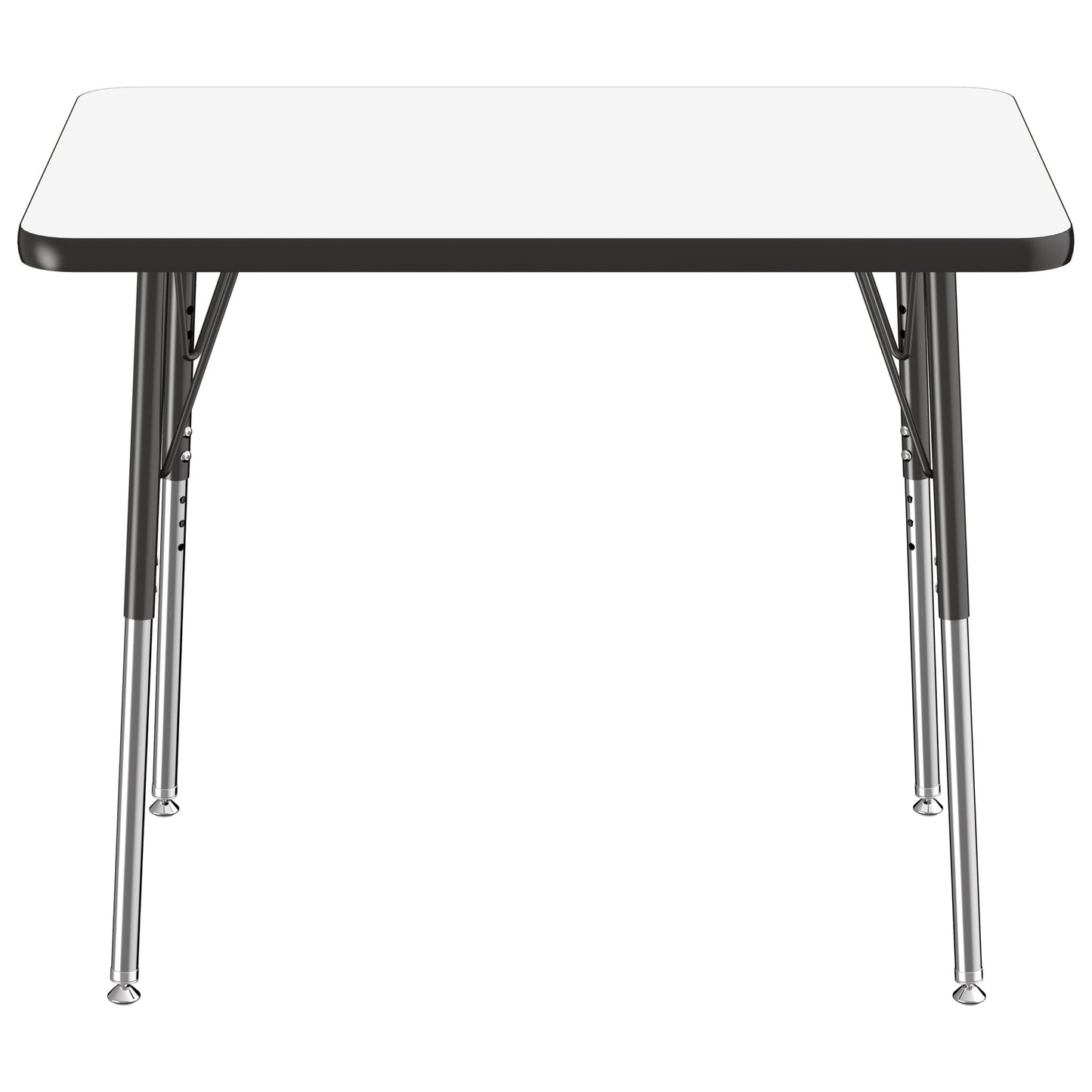 FDP 24" x 36" Rectangle Dry - Erase Activity Table with Adjustable Standard Swivel Glide Legs (FDP - 10156 - XX) - SchoolOutlet