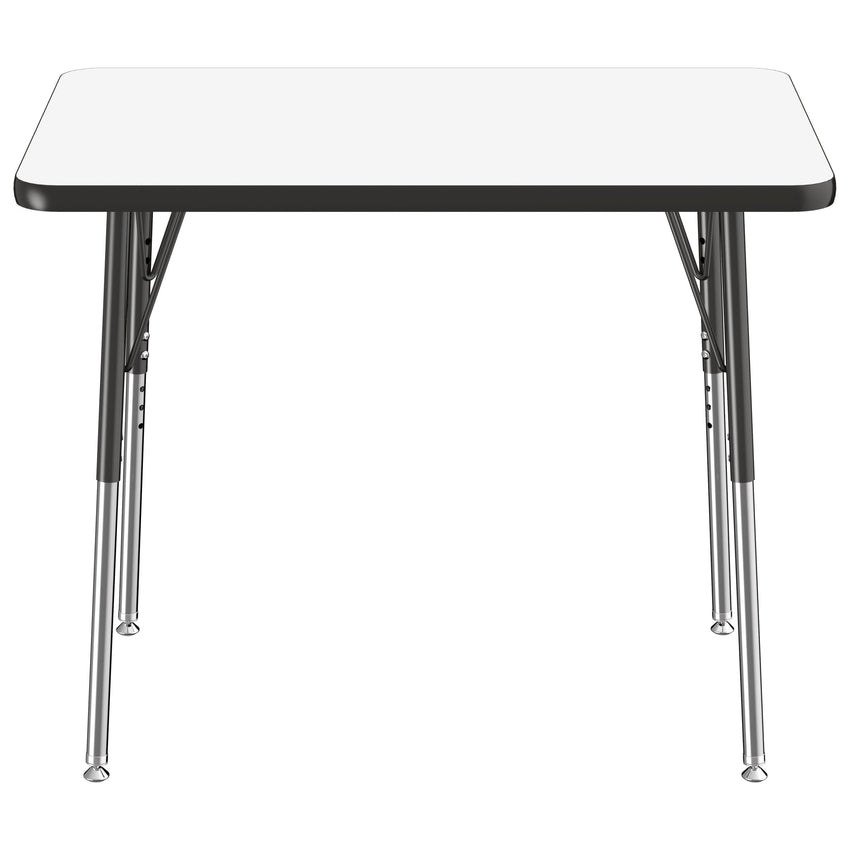 FDP 24" x 36" Rectangle Dry - Erase Activity Table with Adjustable Standard Swivel Glide Legs (FDP - 10156 - XX) - SchoolOutlet