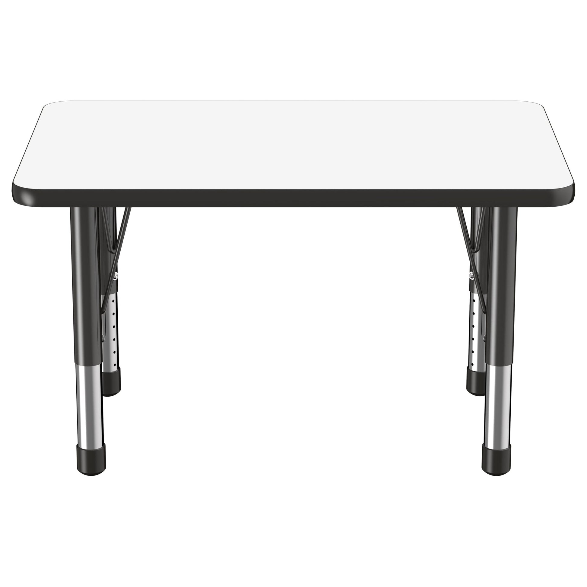 FDP 24" x 36" Rectangle Dry - Erase Activity Table with Adjustable Chunky Legs (FDP - 10158 - XX) - SchoolOutlet