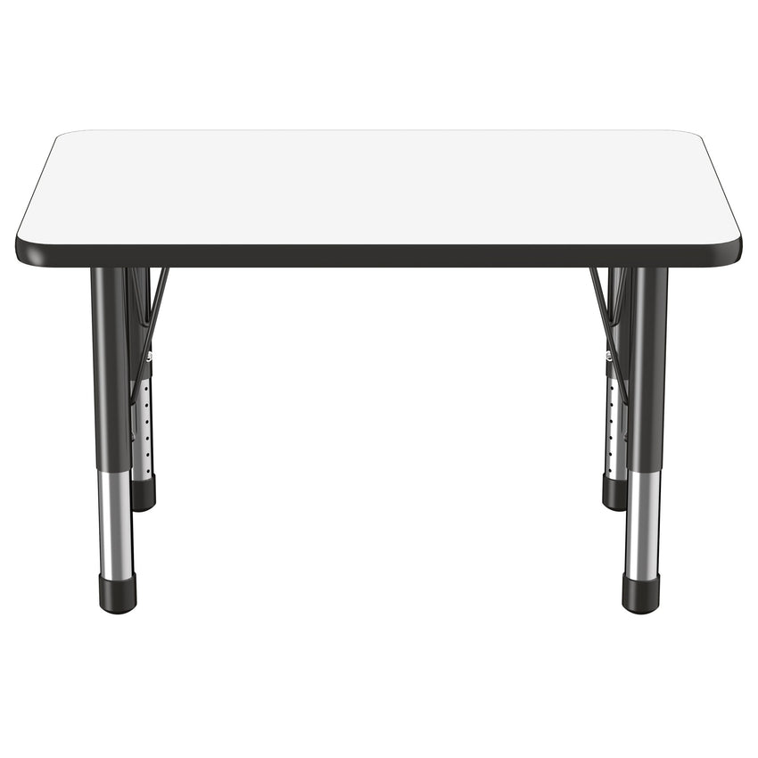 FDP 24" x 36" Rectangle Dry - Erase Activity Table with Adjustable Chunky Legs (FDP - 10158 - XX) - SchoolOutlet