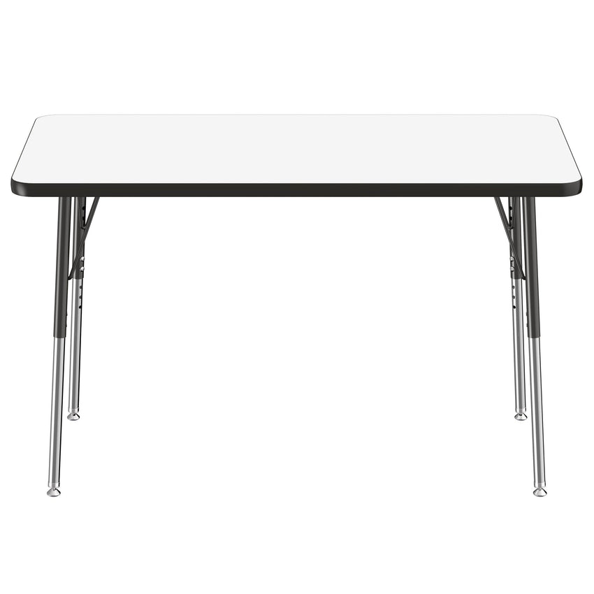 FDP 24" x 48" Rectangle Dry - Erase Activity Table with Adjustable Standard Swivel Glide Legs (FDP - 10160 - XX) - SchoolOutlet
