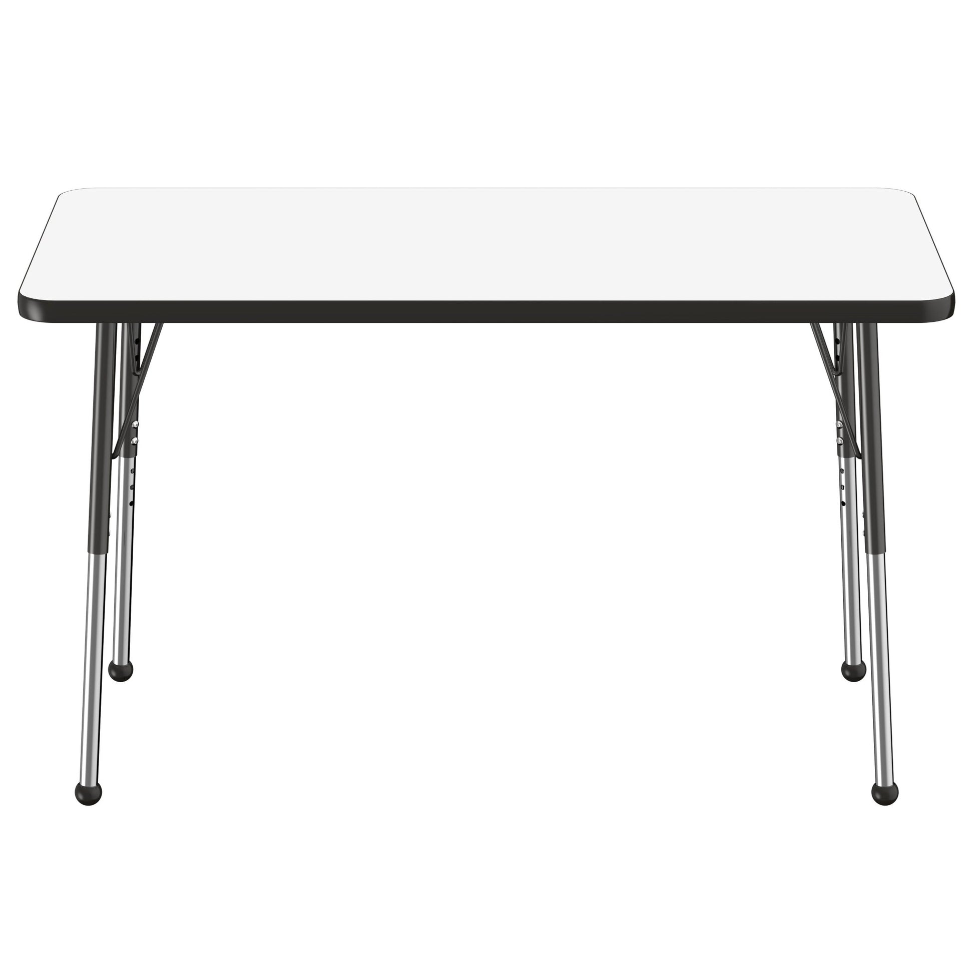 FDP 24" x 48" Rectangle Dry - Erase Activity Table with Adjustable Standard Ball Glide Legs (FDP - 10161 - XX) - SchoolOutlet