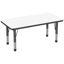 FDP 24" x 48" Rectangle Dry-Erase Activity Table with Adjustable Chunky Legs (FDP-10162-XX)