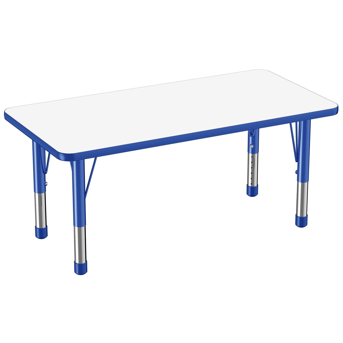 FDP 24" x 48" Rectangle Dry - Erase Activity Table with Adjustable Chunky Legs (FDP - 10162 - XX) - SchoolOutlet