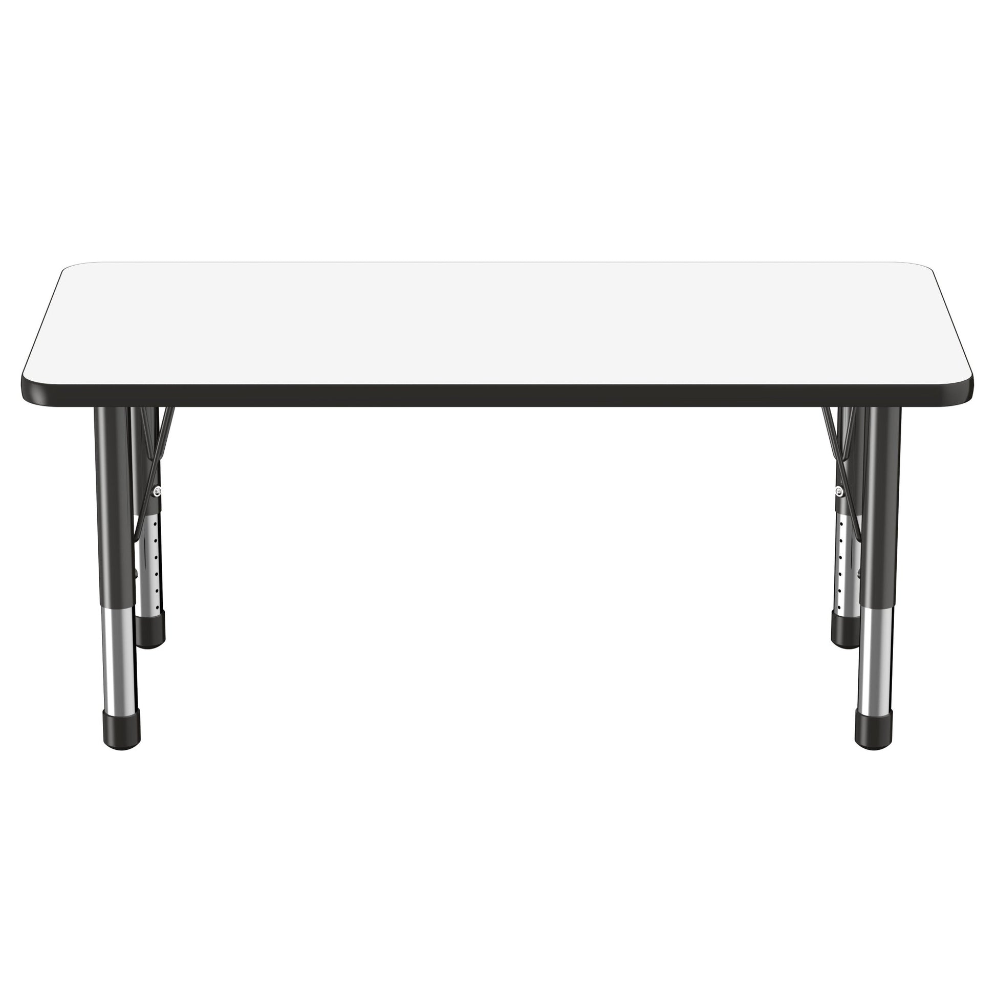 FDP 24" x 48" Rectangle Dry - Erase Activity Table with Adjustable Chunky Legs (FDP - 10162 - XX) - SchoolOutlet