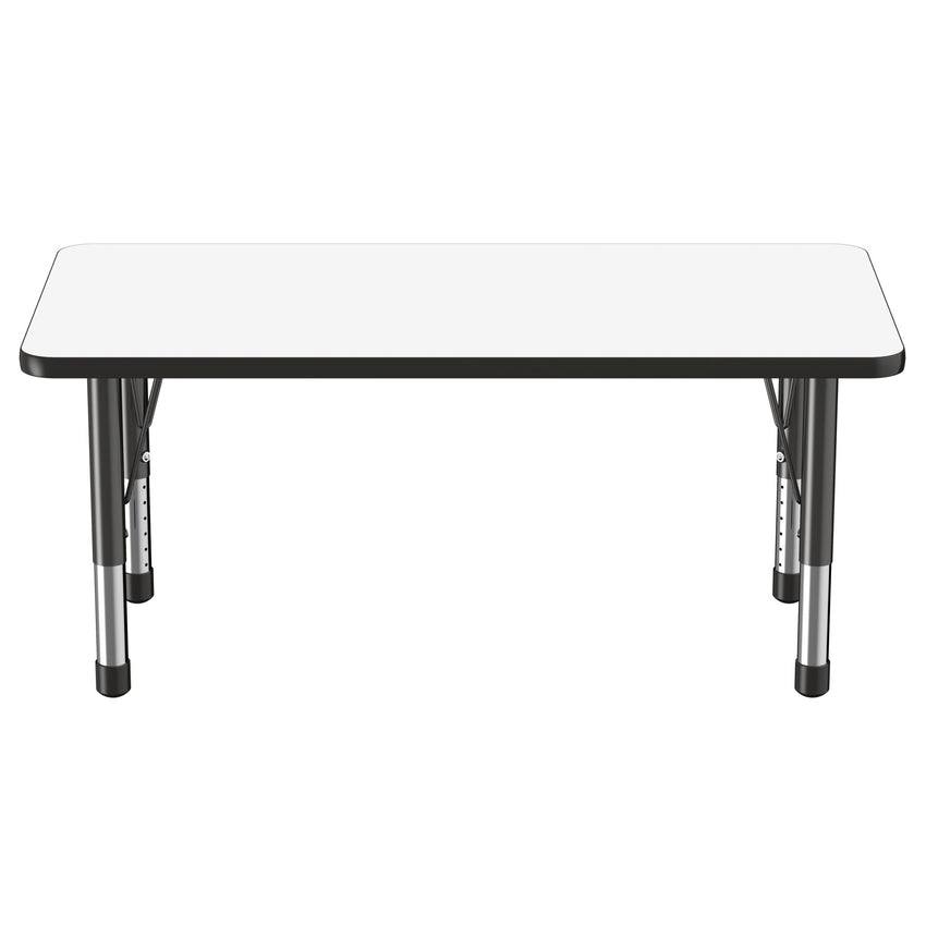 FDP 24" x 48" Rectangle Dry - Erase Activity Table with Adjustable Chunky Legs (FDP - 10162 - XX) - SchoolOutlet