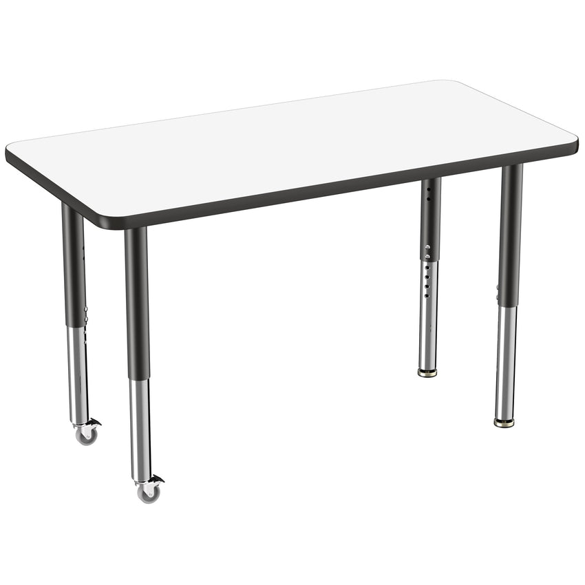 FDP 24" x 48" Rectangle Dry - Erase Activity Table with Adjustable Super Legs (FDP - 10163 - XX) - SchoolOutlet